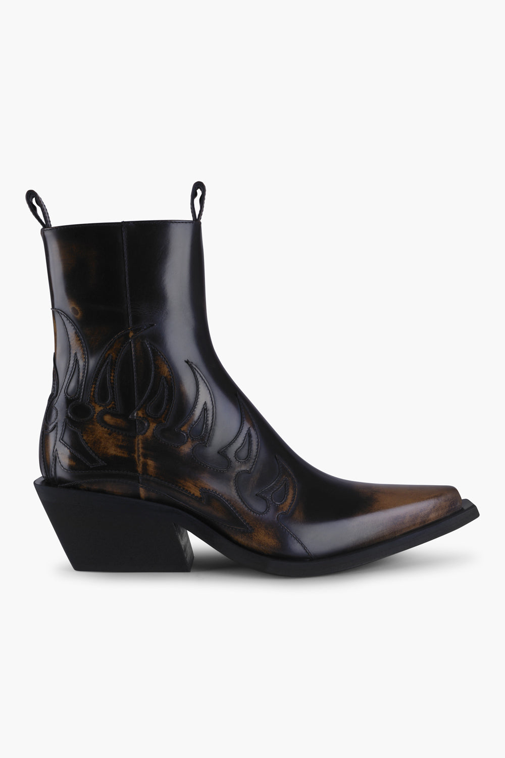 Zephyr flame boot brown