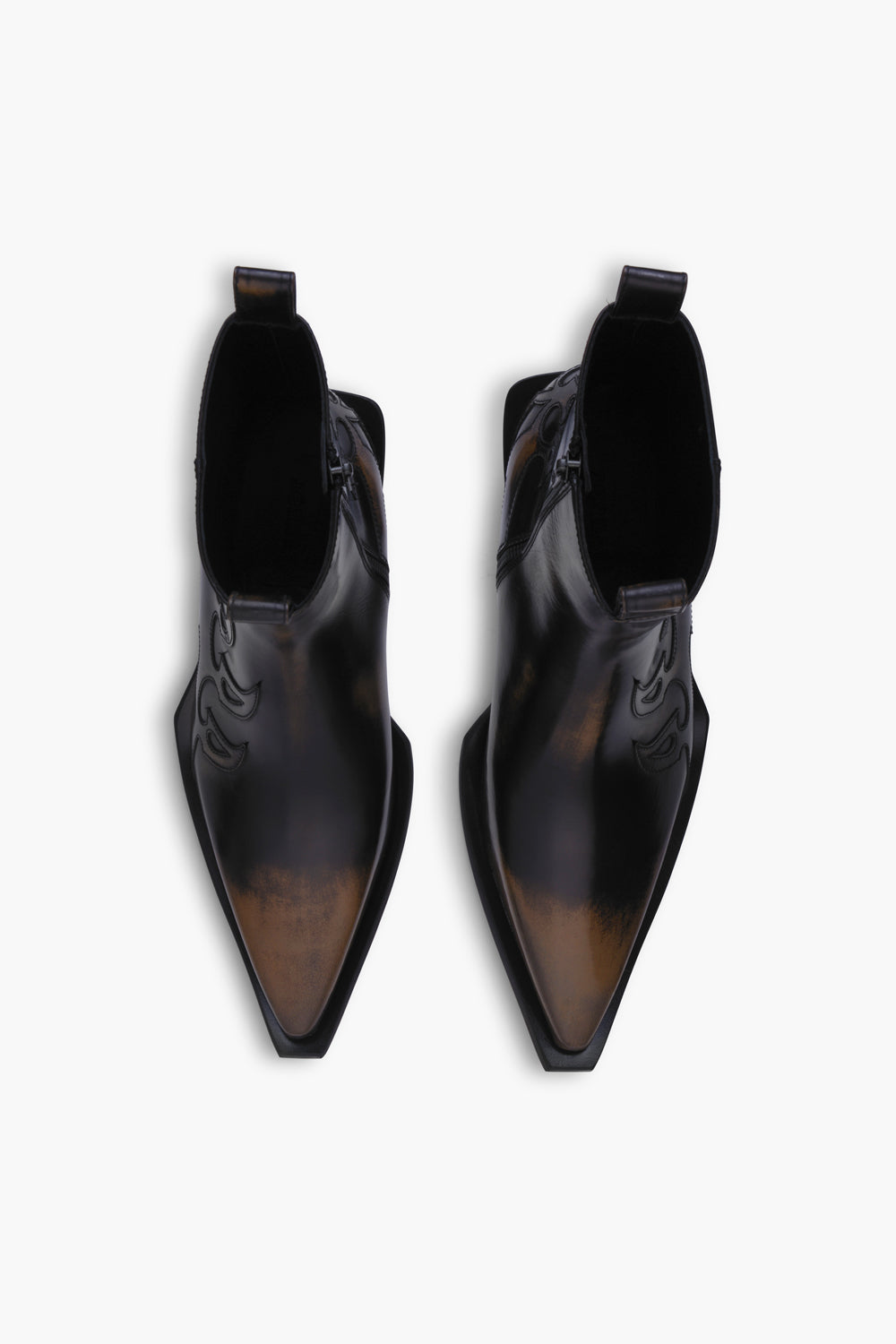 Zephyr flame boot brown