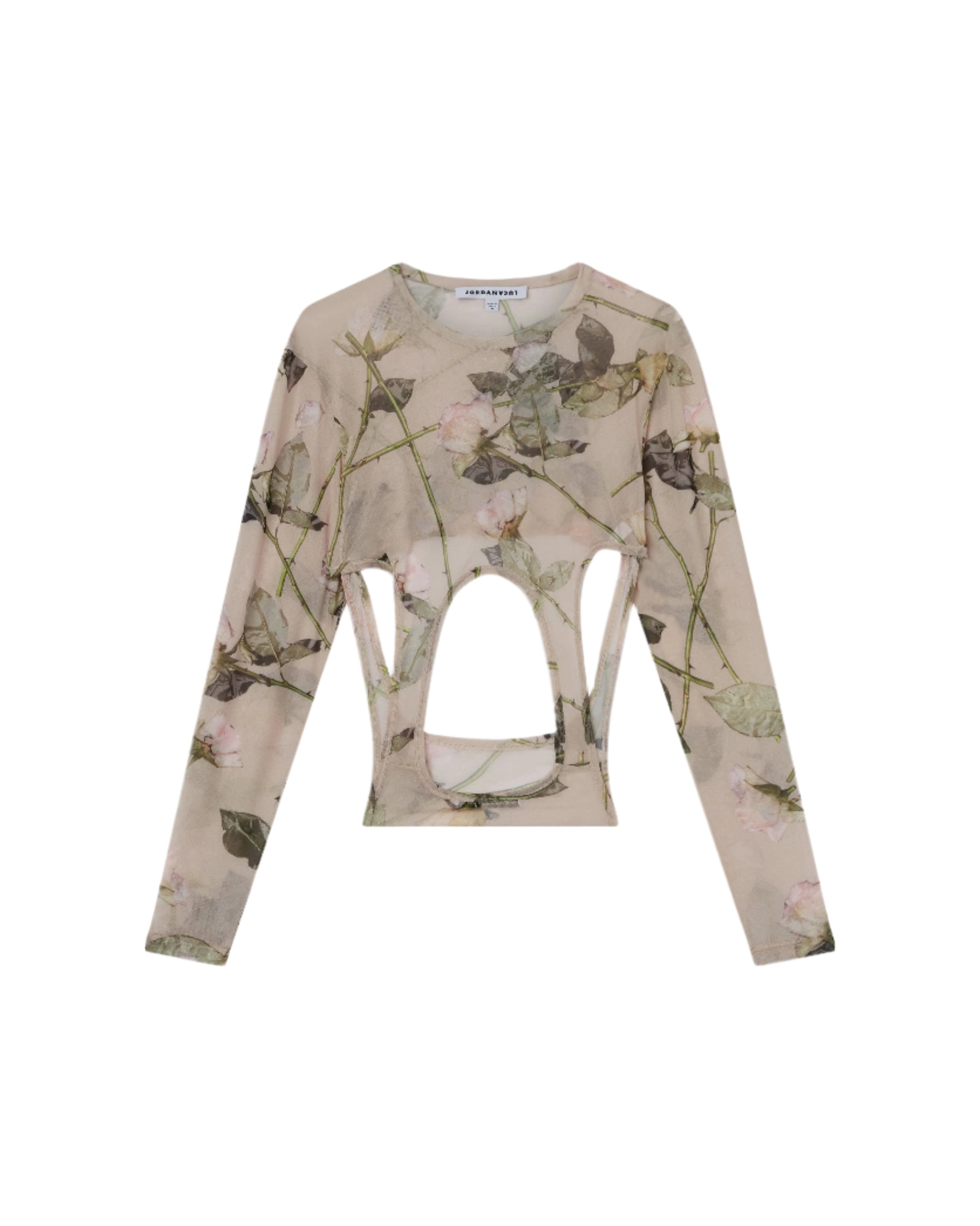 Nasdaq long sleeve top floral