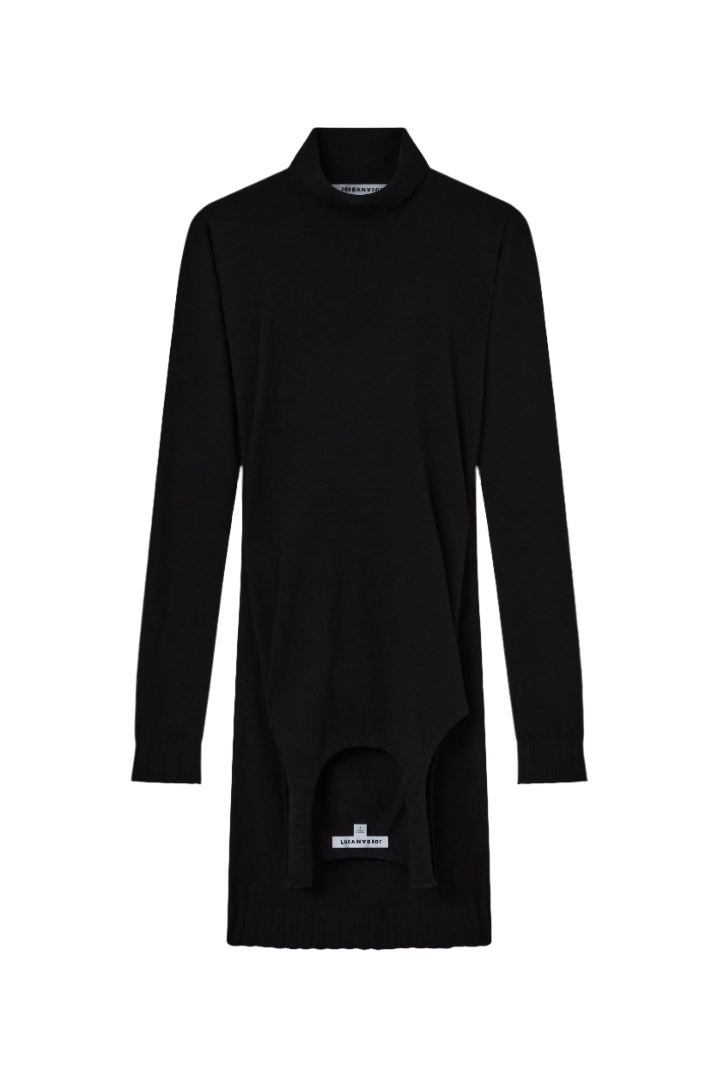 Nasdaq knit dress black