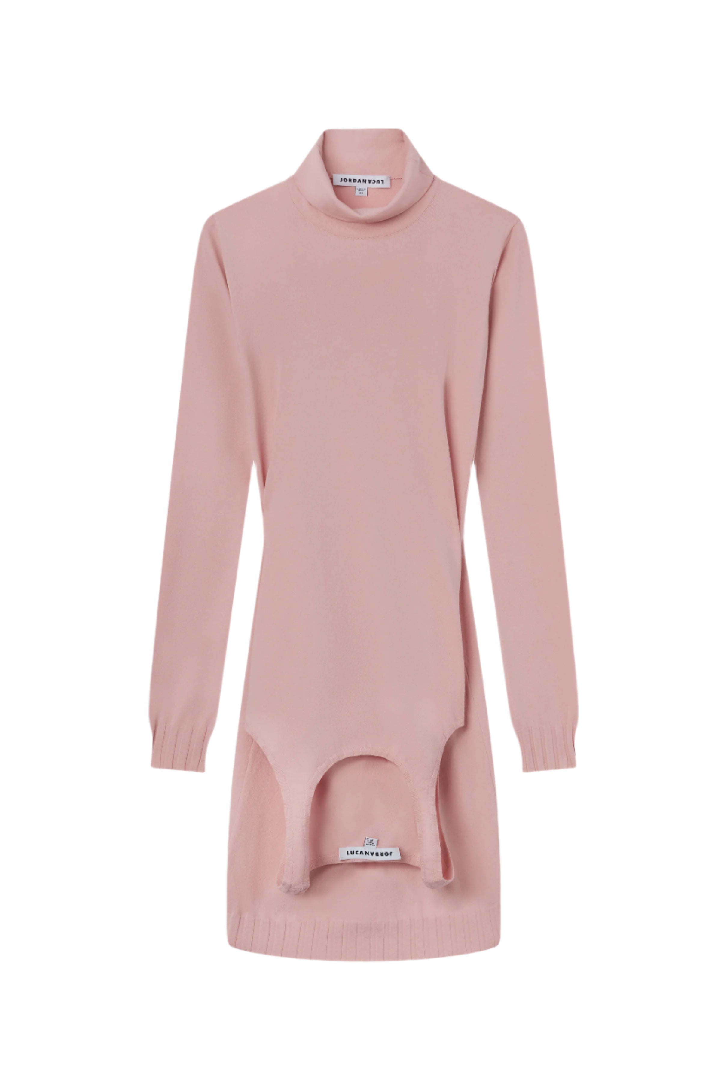Nasdaq knit dress blush