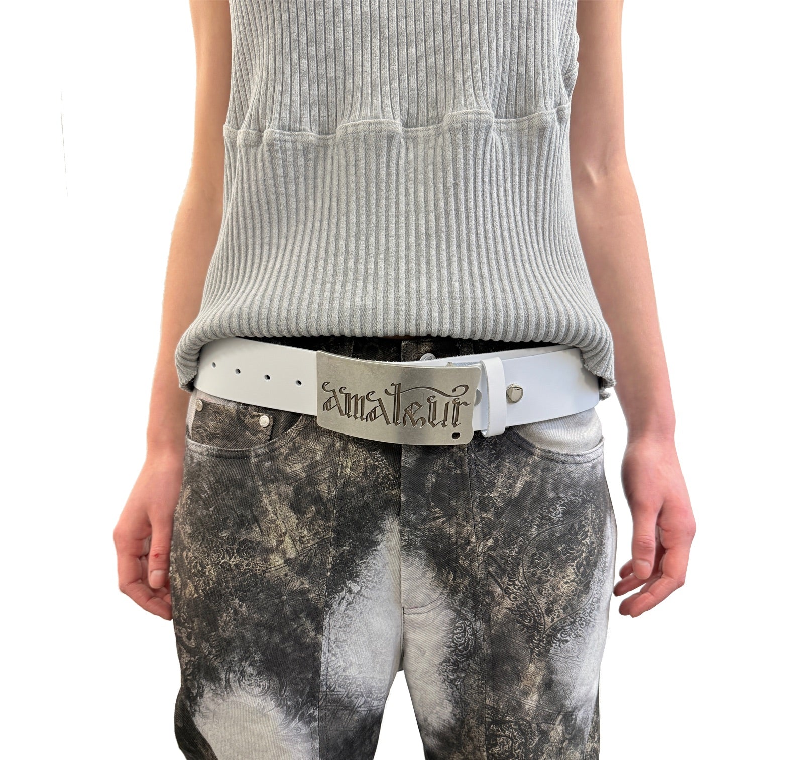 Amatuer belt white