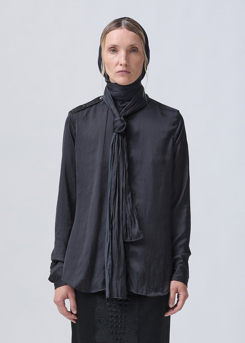 Bow shirt black