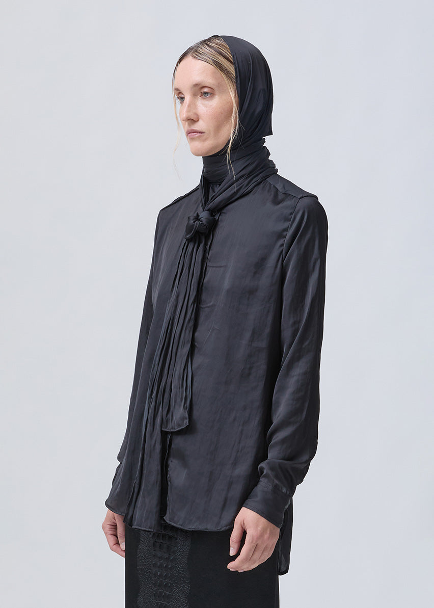 Bow shirt black