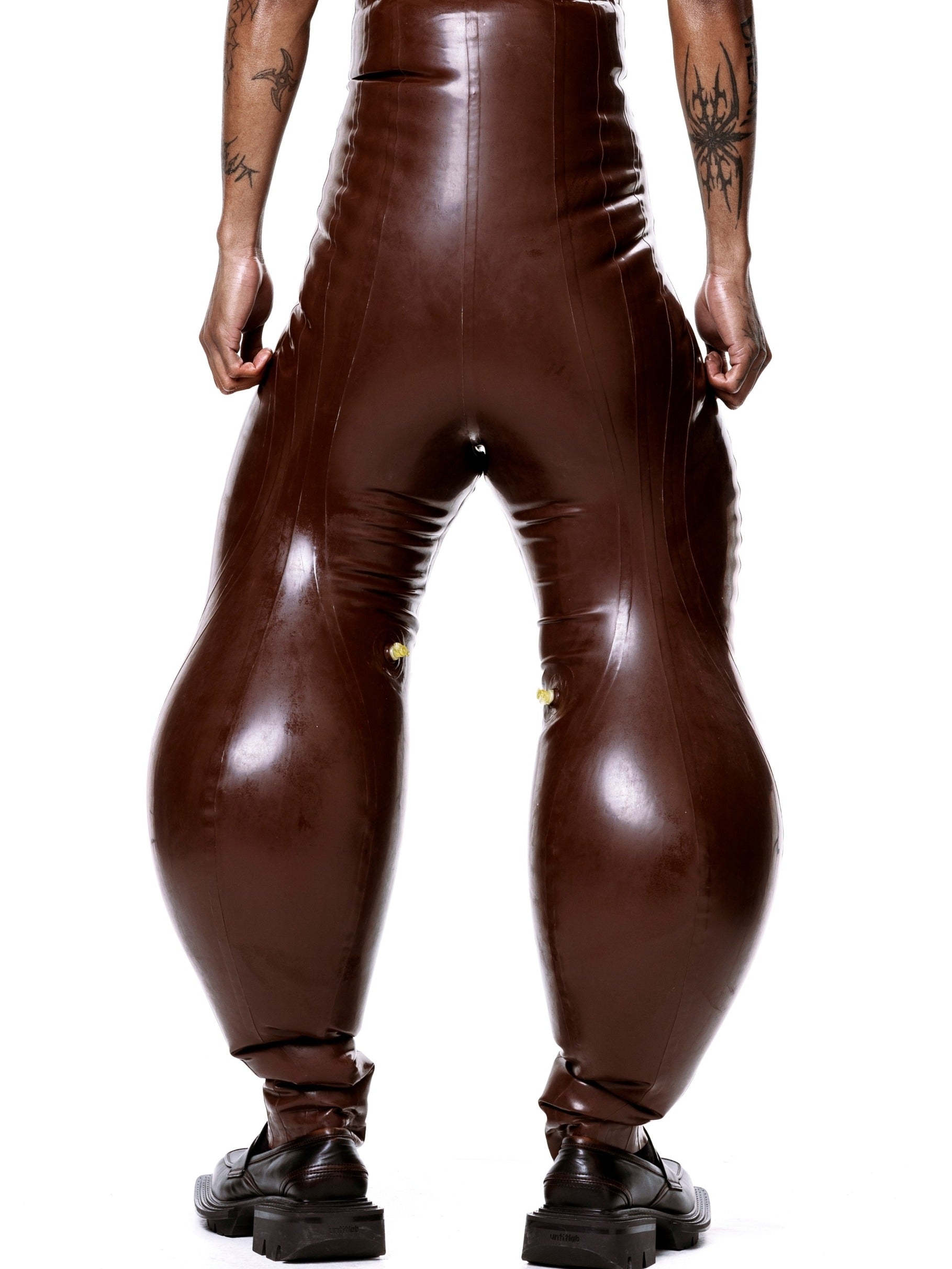 Brown alien legs inflatable trousers