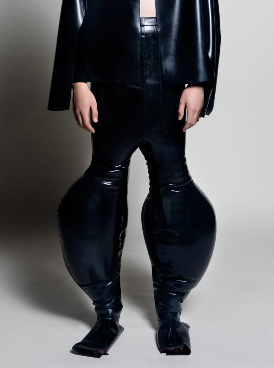 Black alien legs trousers | inflatable
