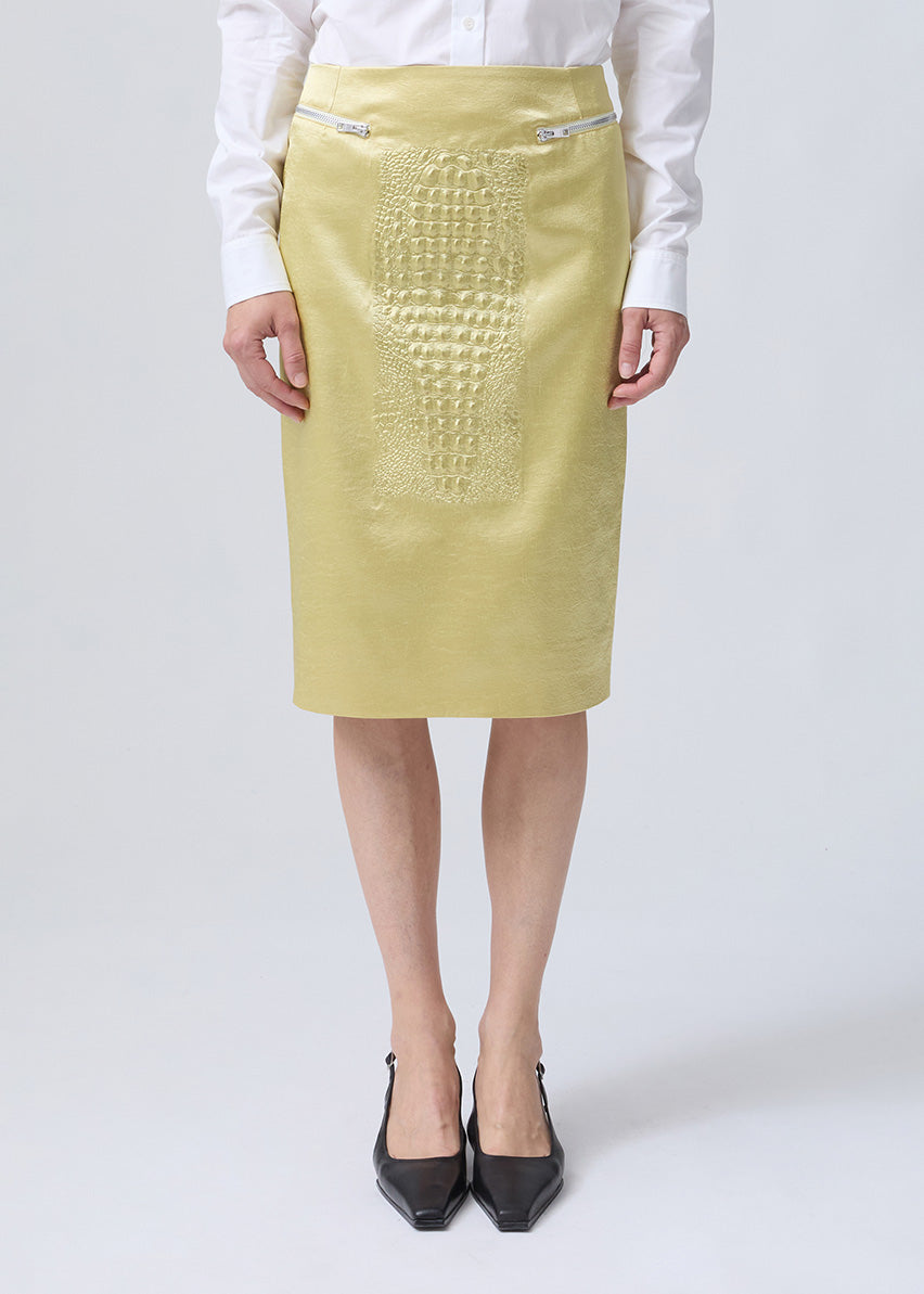 Bumster skirt canary
