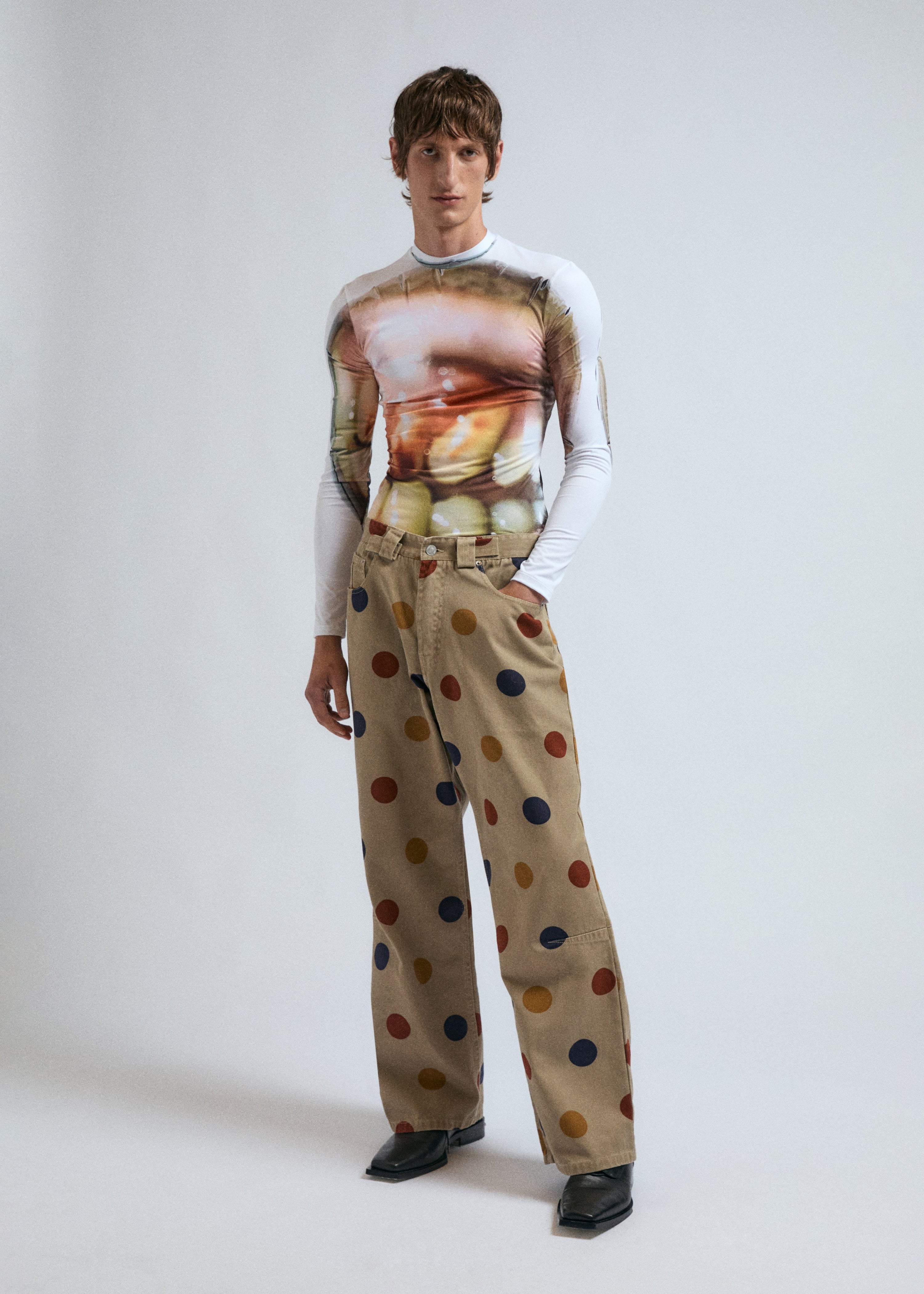 Latch long sleeve balloon print