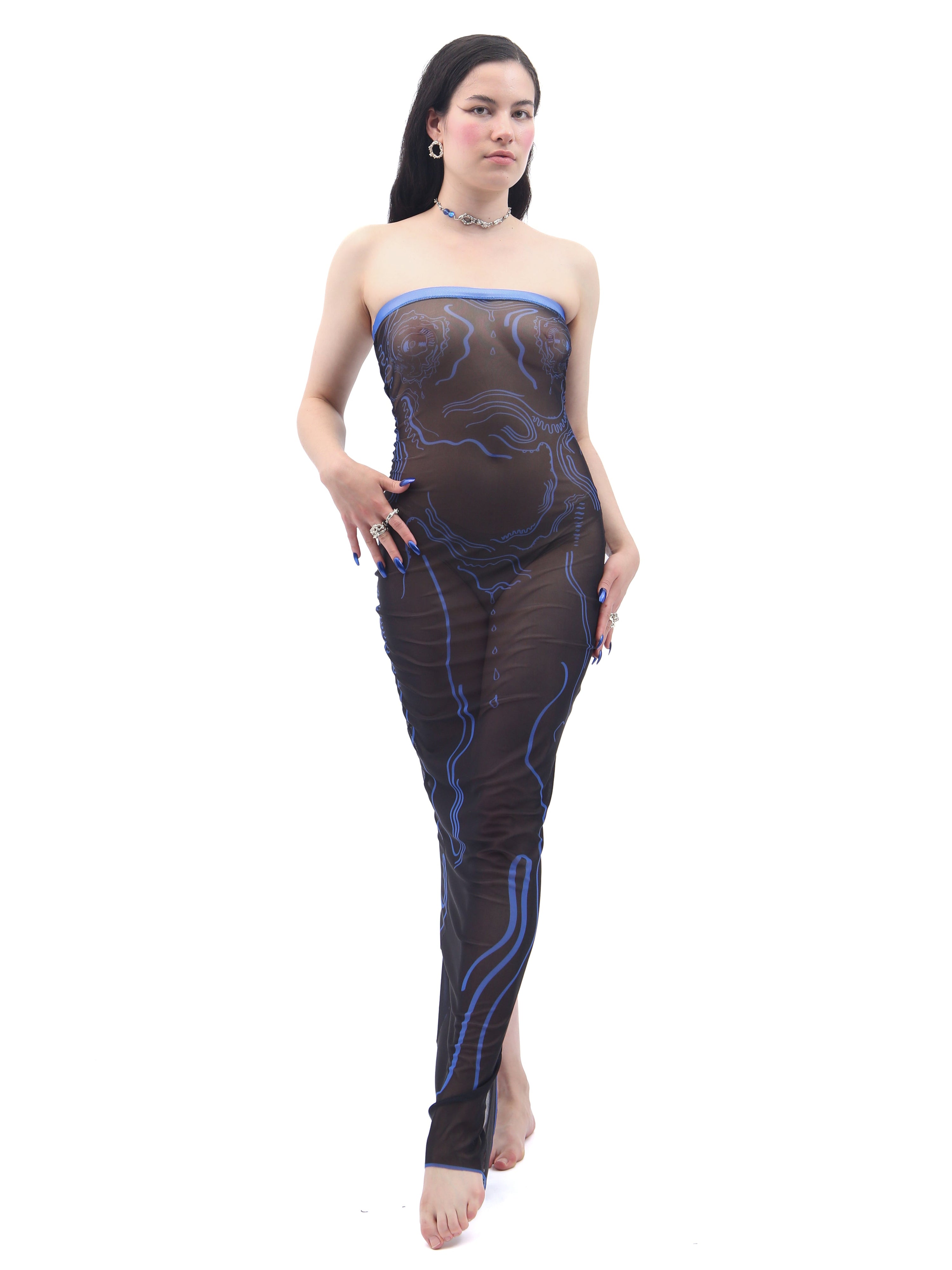 Venus shell long dress