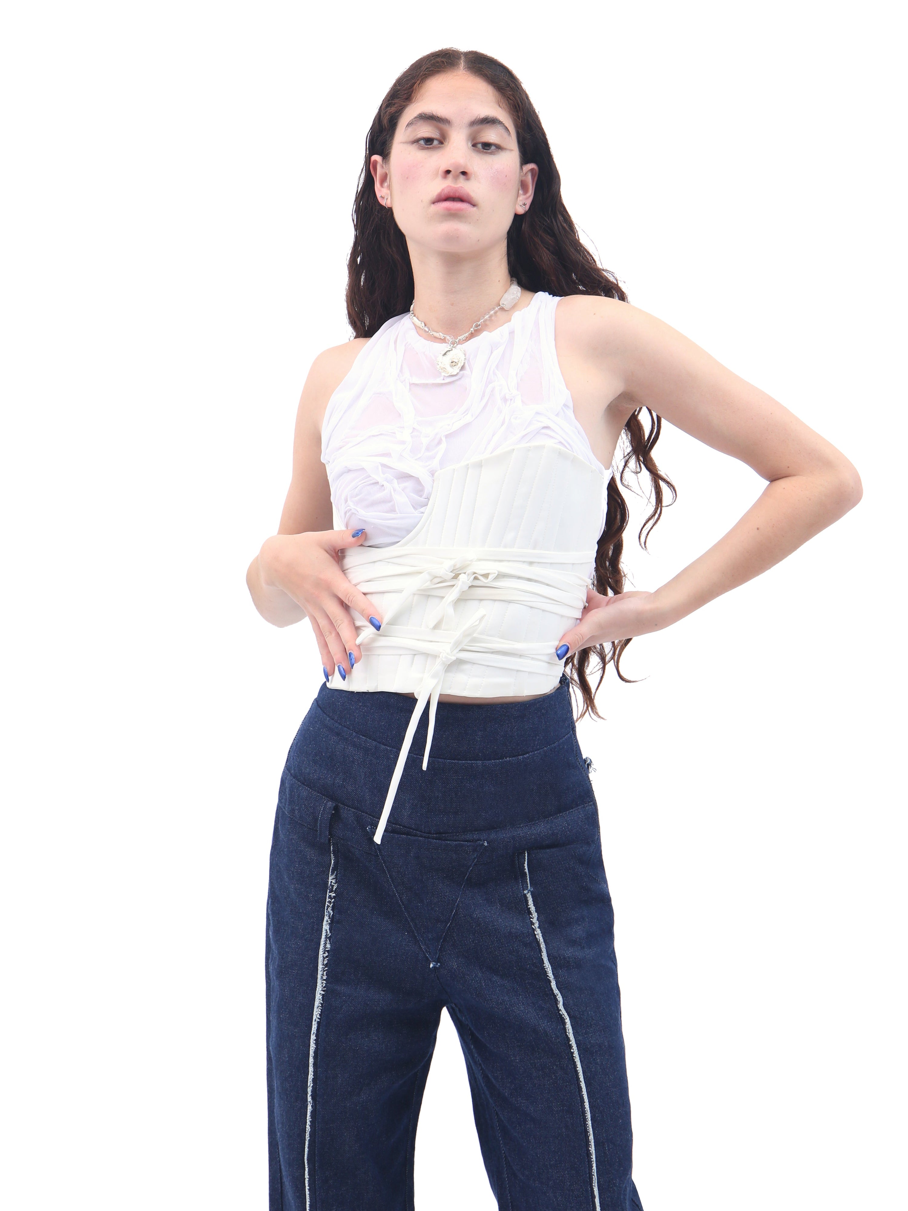 Breastfeeding bride corset