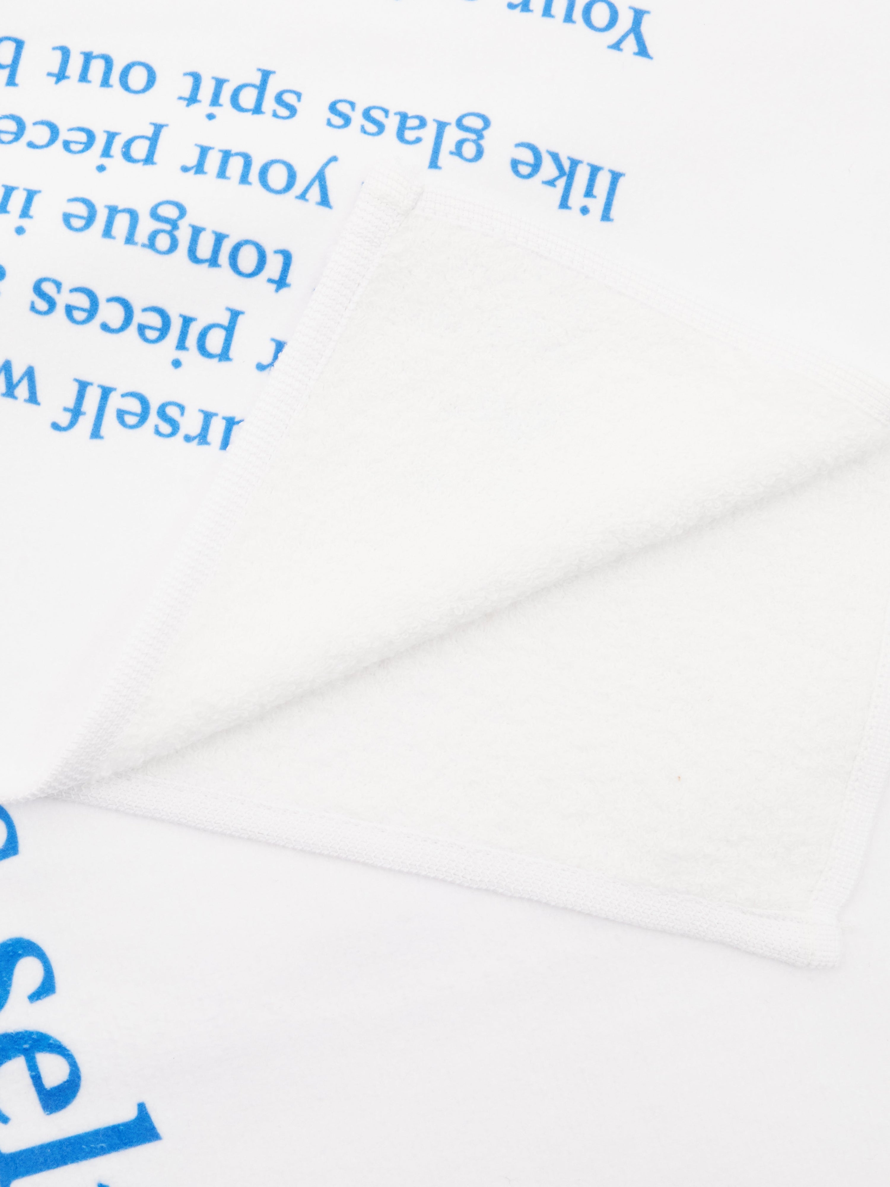 Wet script towel