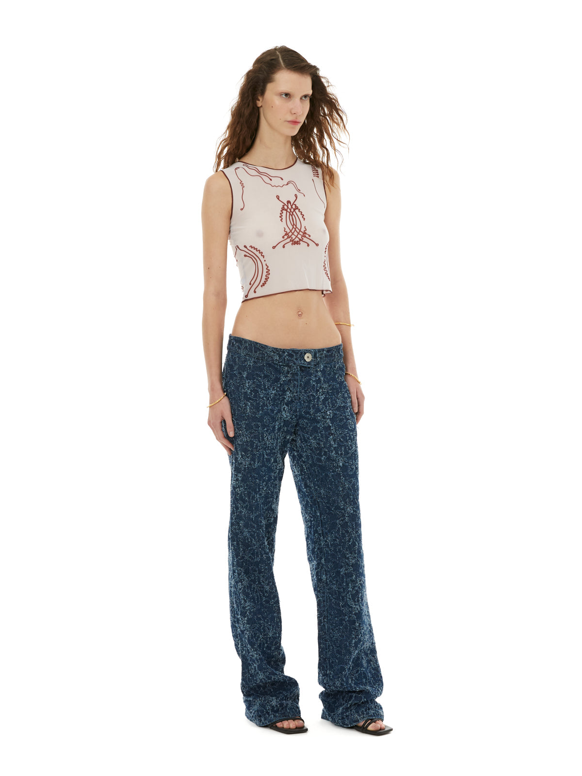 Venus shell mesh tank top