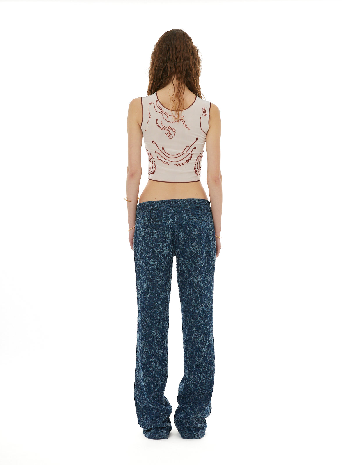 Venus shell mesh tank top