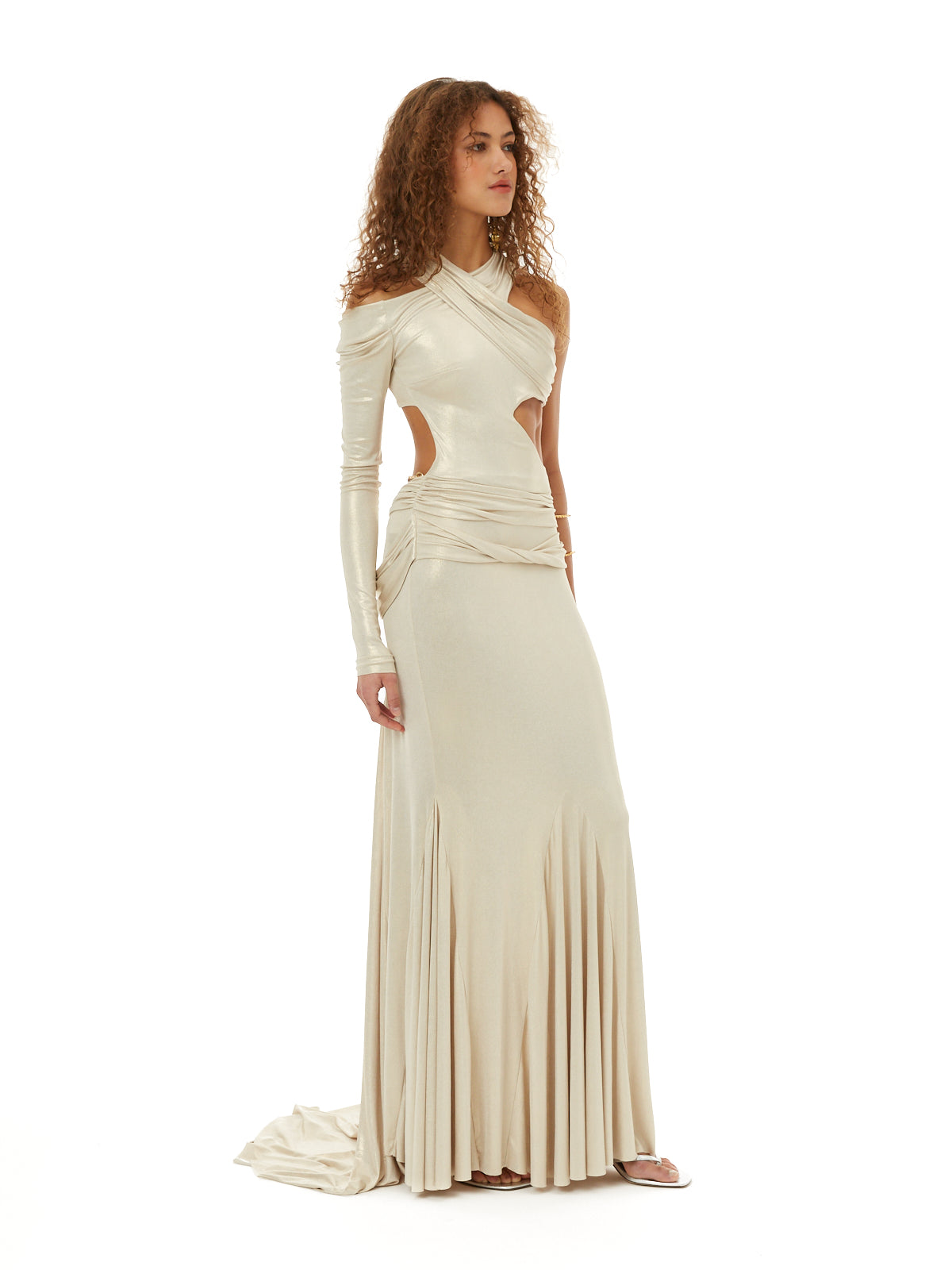 Golden moonlight dress