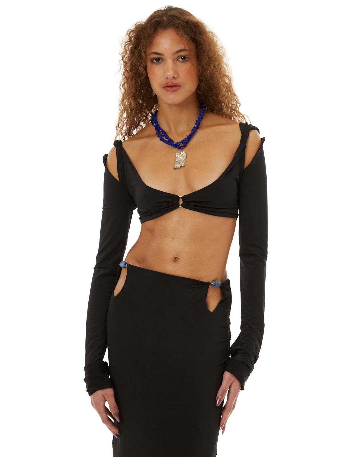 Healing crystal long skirt