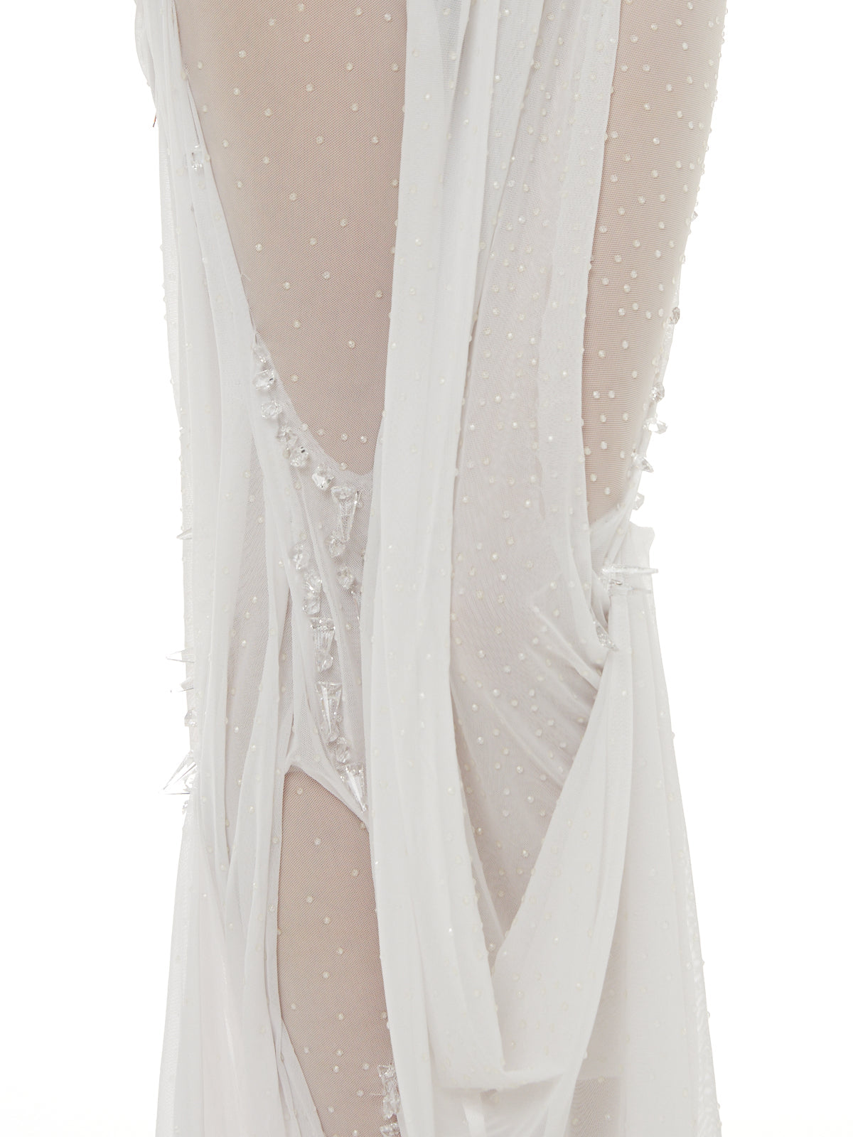 Swarovski wetlook gown