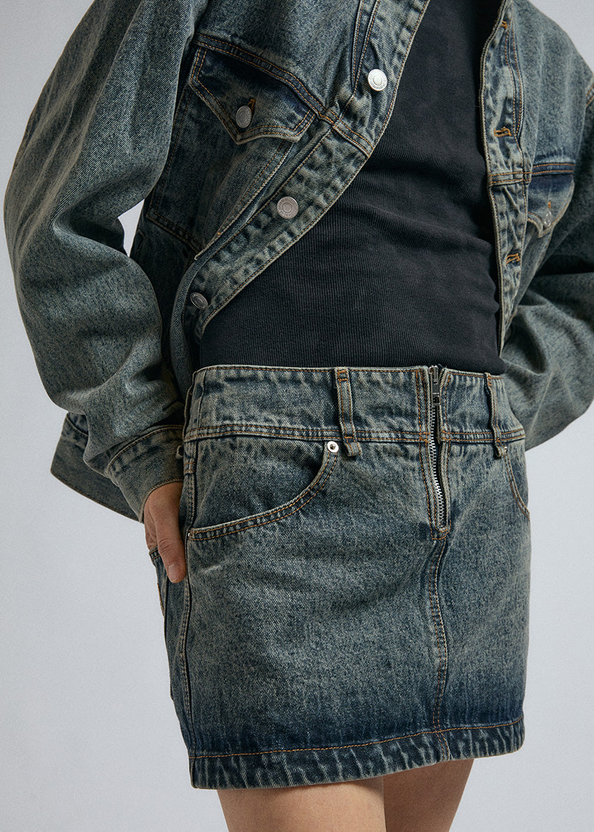 Fuse mini skirt marble