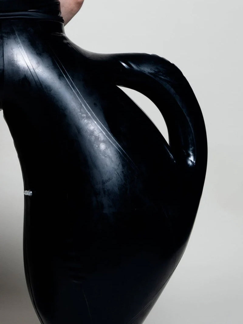 Double-handled vase inflatable trousers