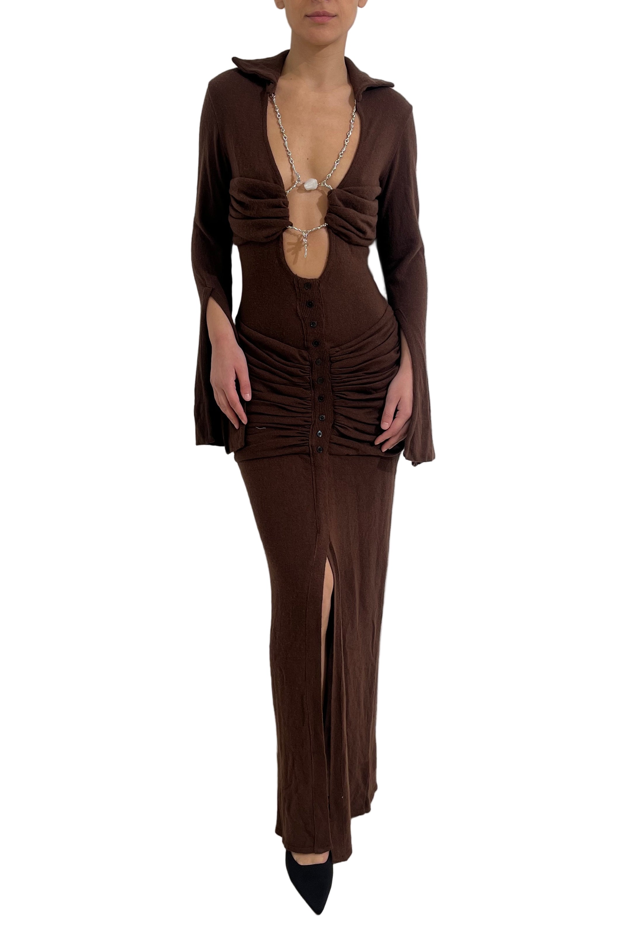 La davina knit long dress