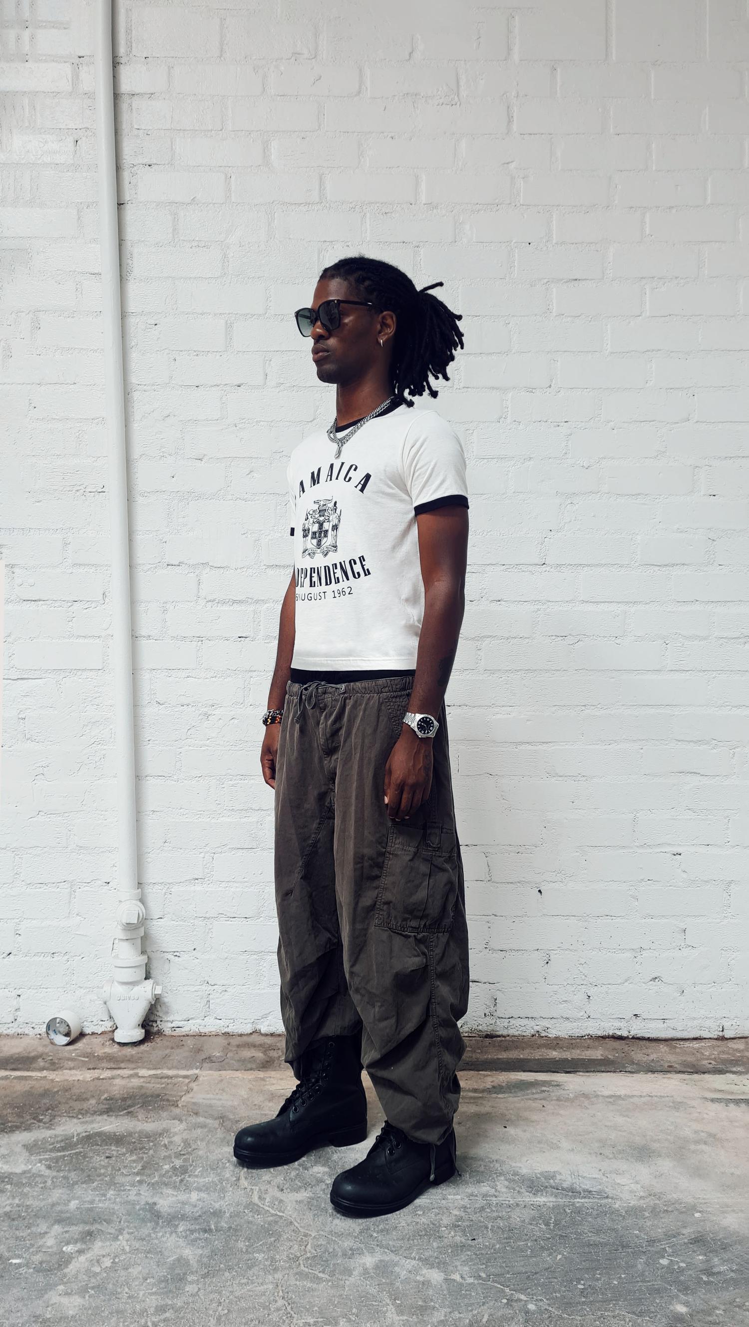 Independence T-Shirt - Black/Vintage White
