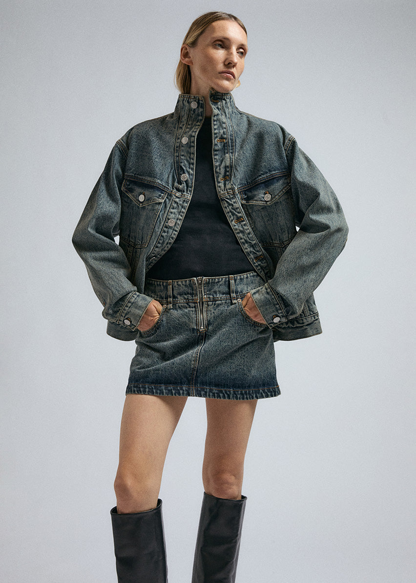 Fuse mini skirt marble