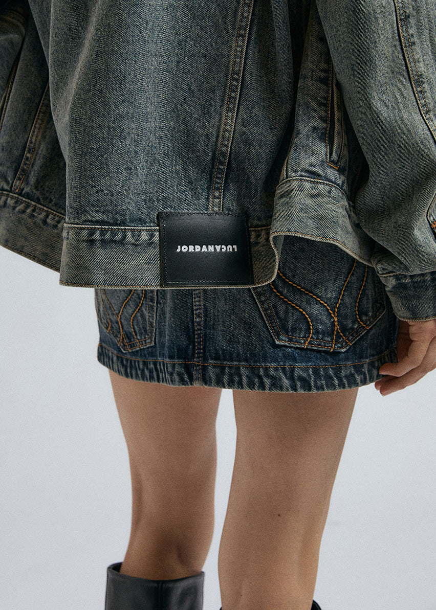 Fuse mini skirt marble