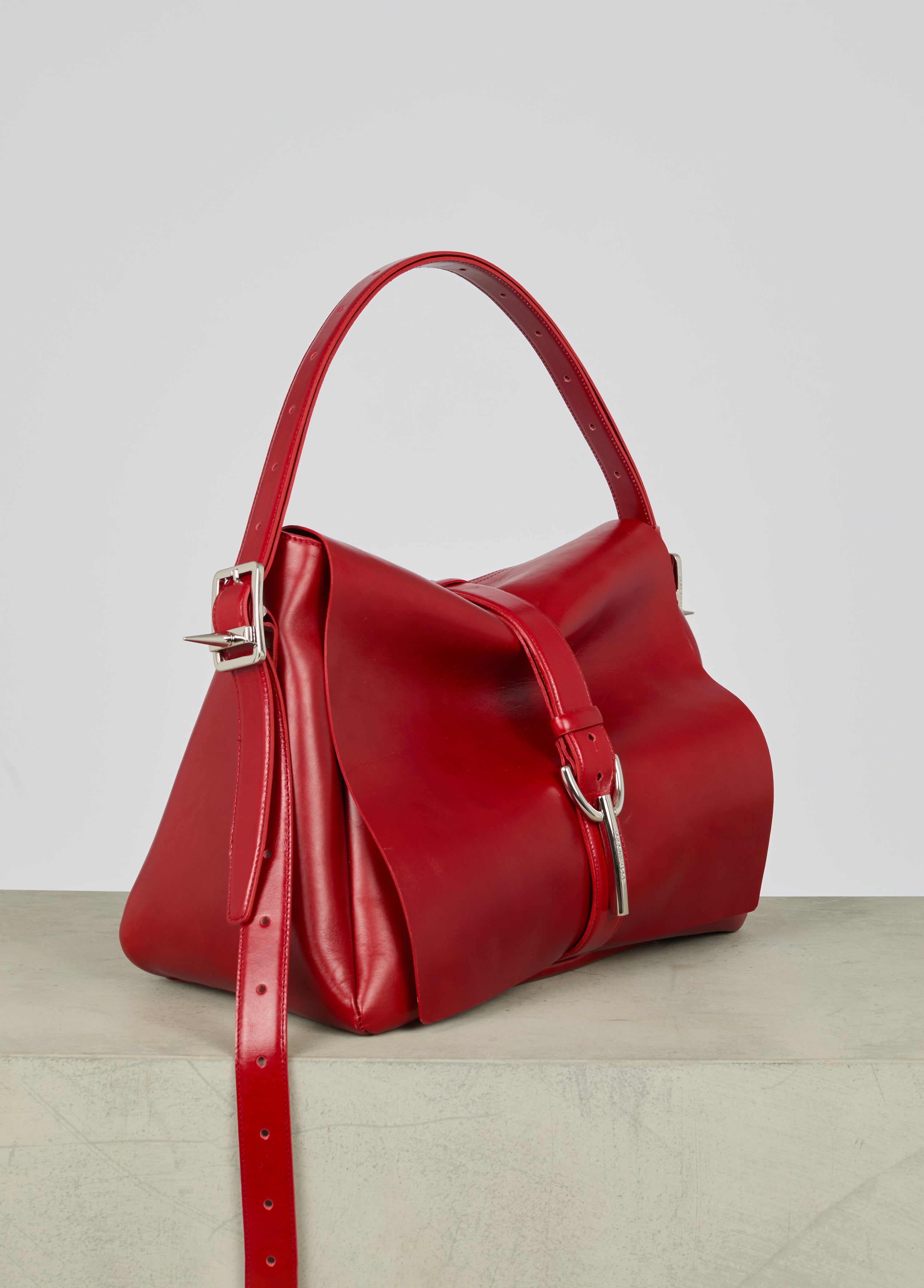 Gotham medium bag red