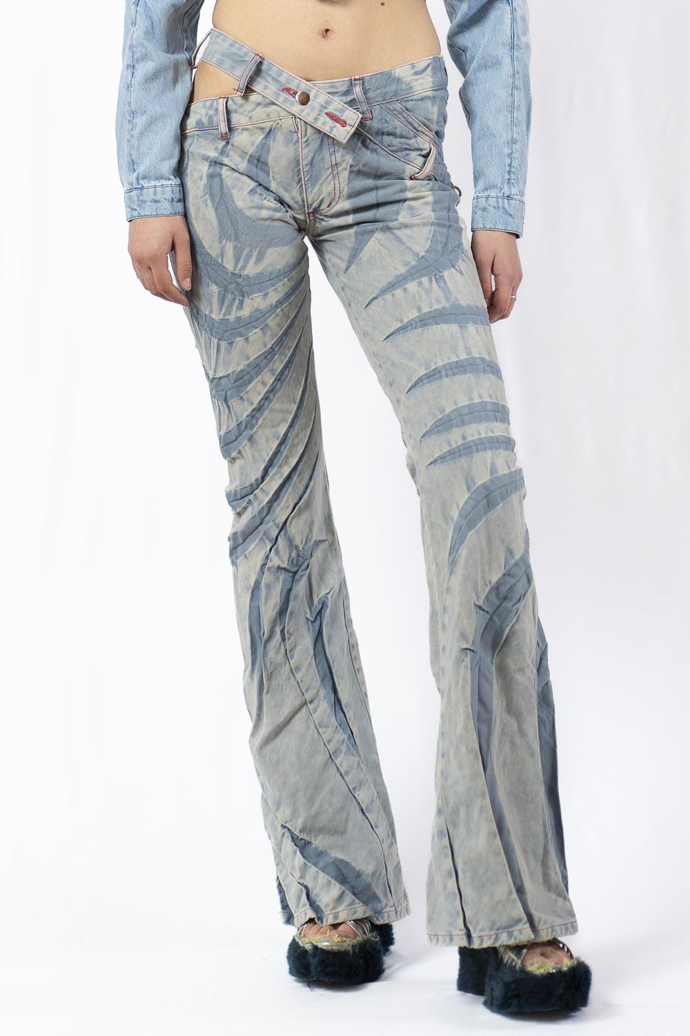 Tribal Bias Cut 
Jeans
