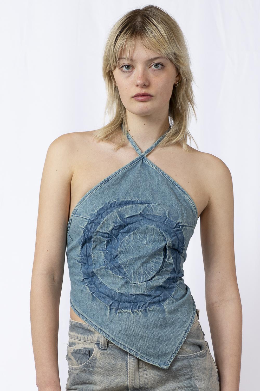 Ash Blue Bandana
 Top