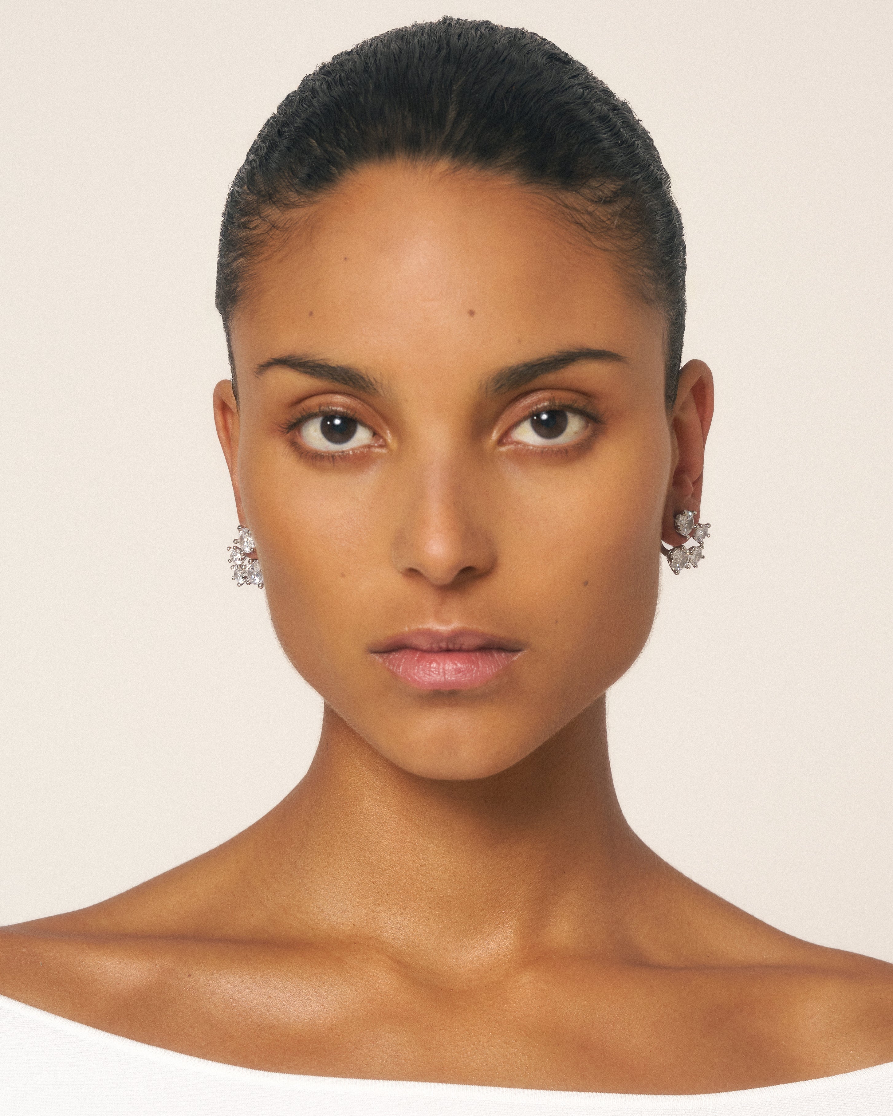 Constellation cluster earrings