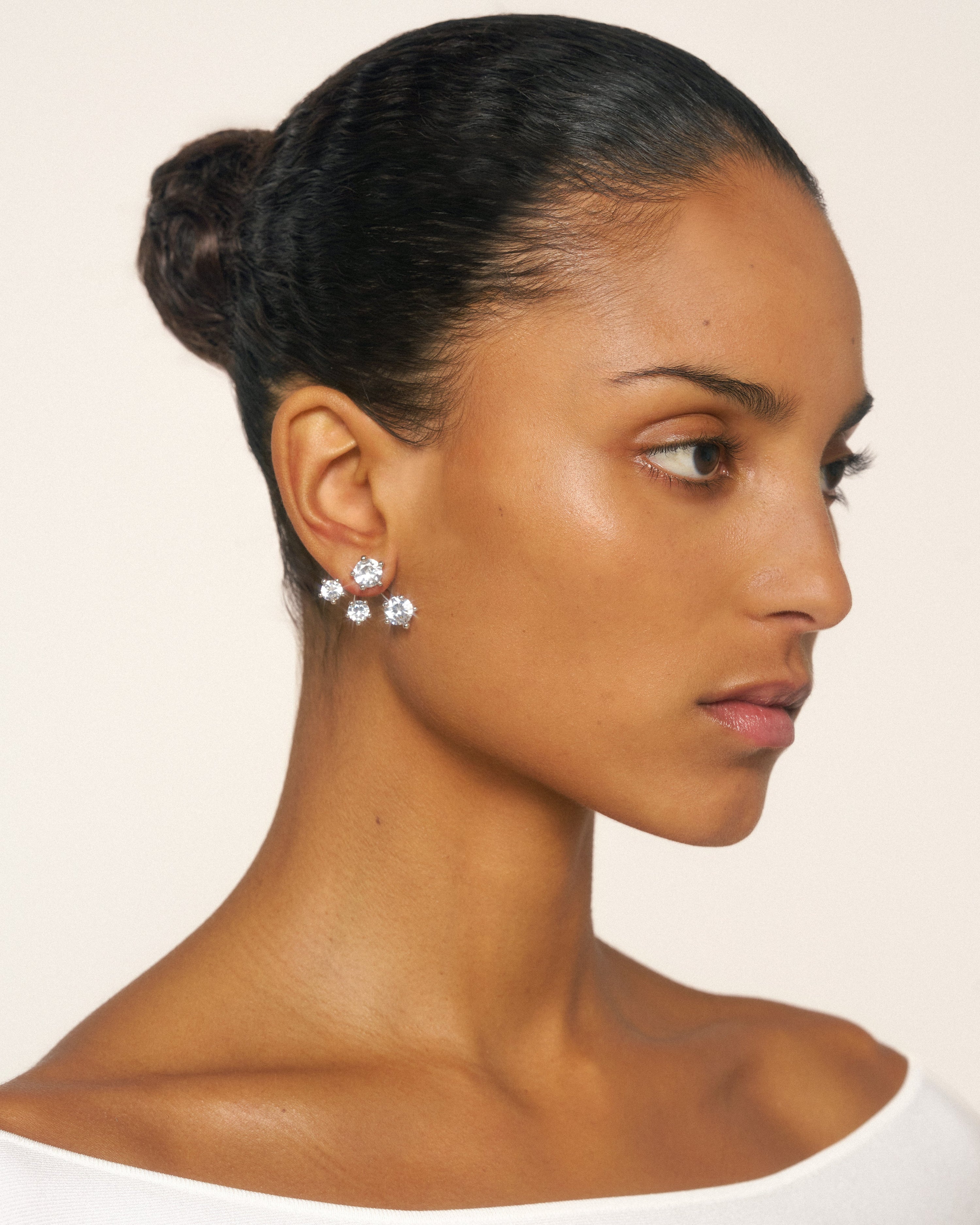 Constellation cluster earrings