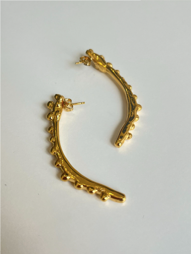 Sea wreath long earrings