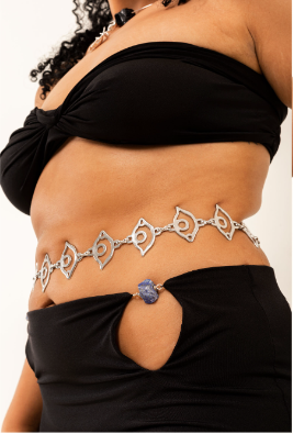 Protective eye belt chain