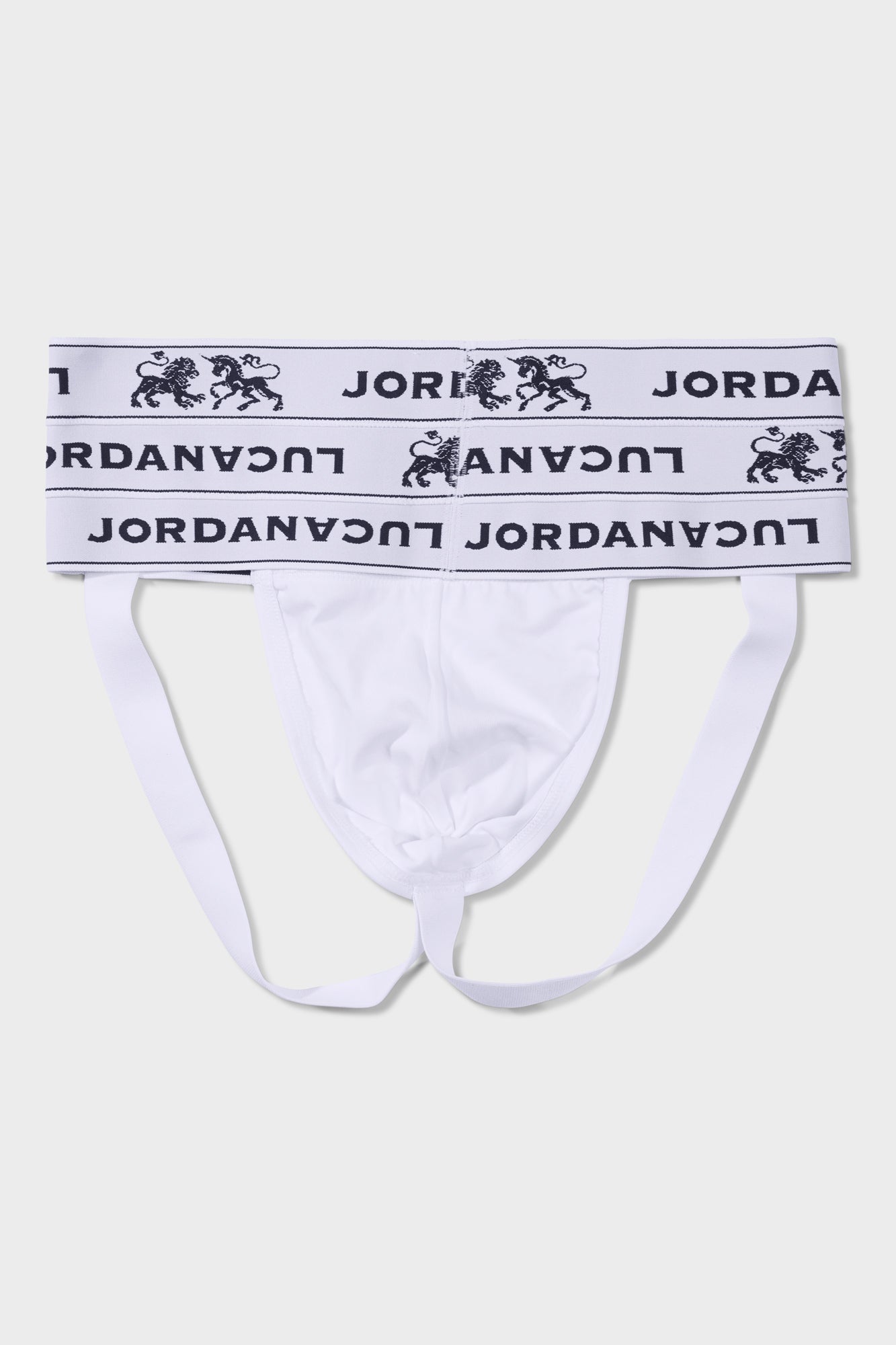 Jlt-3 triple elastic jockstrap white