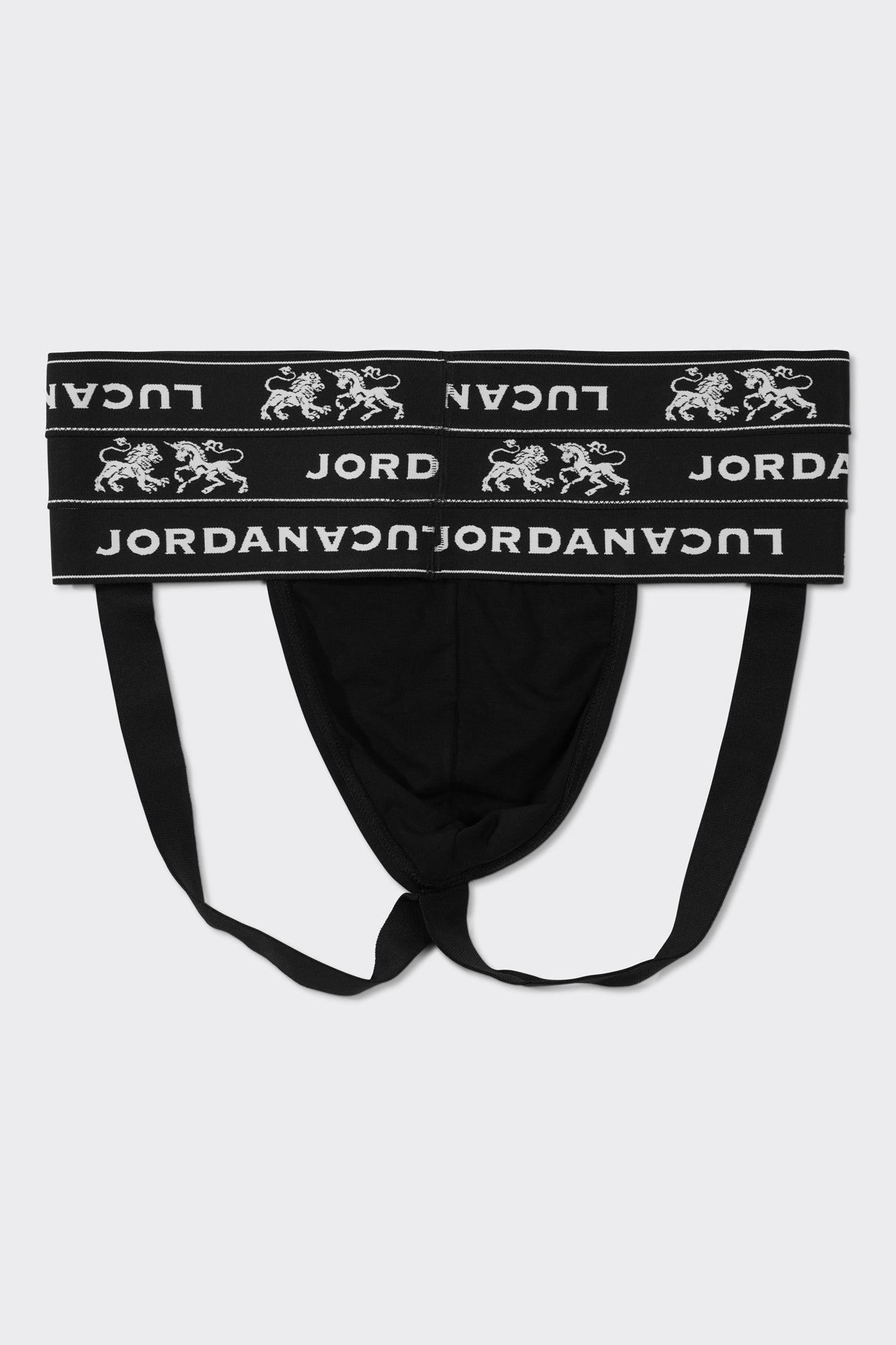 Jlt-3 triple elastic jockstrap black