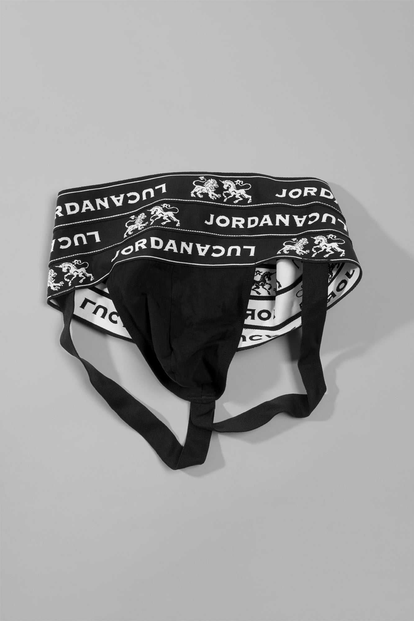 Jlt-3 triple elastic jockstrap black