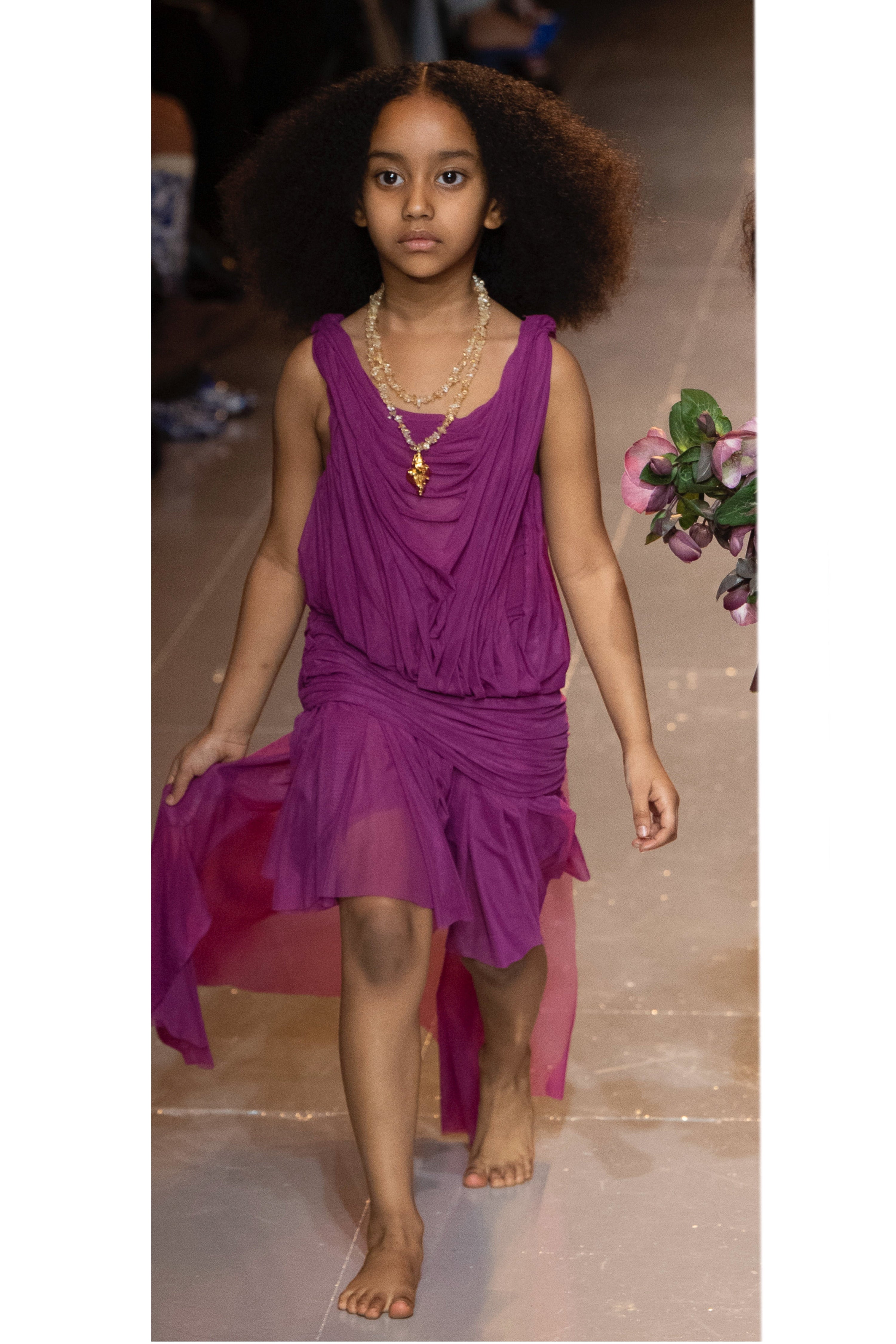 Children's mini wetlook dress