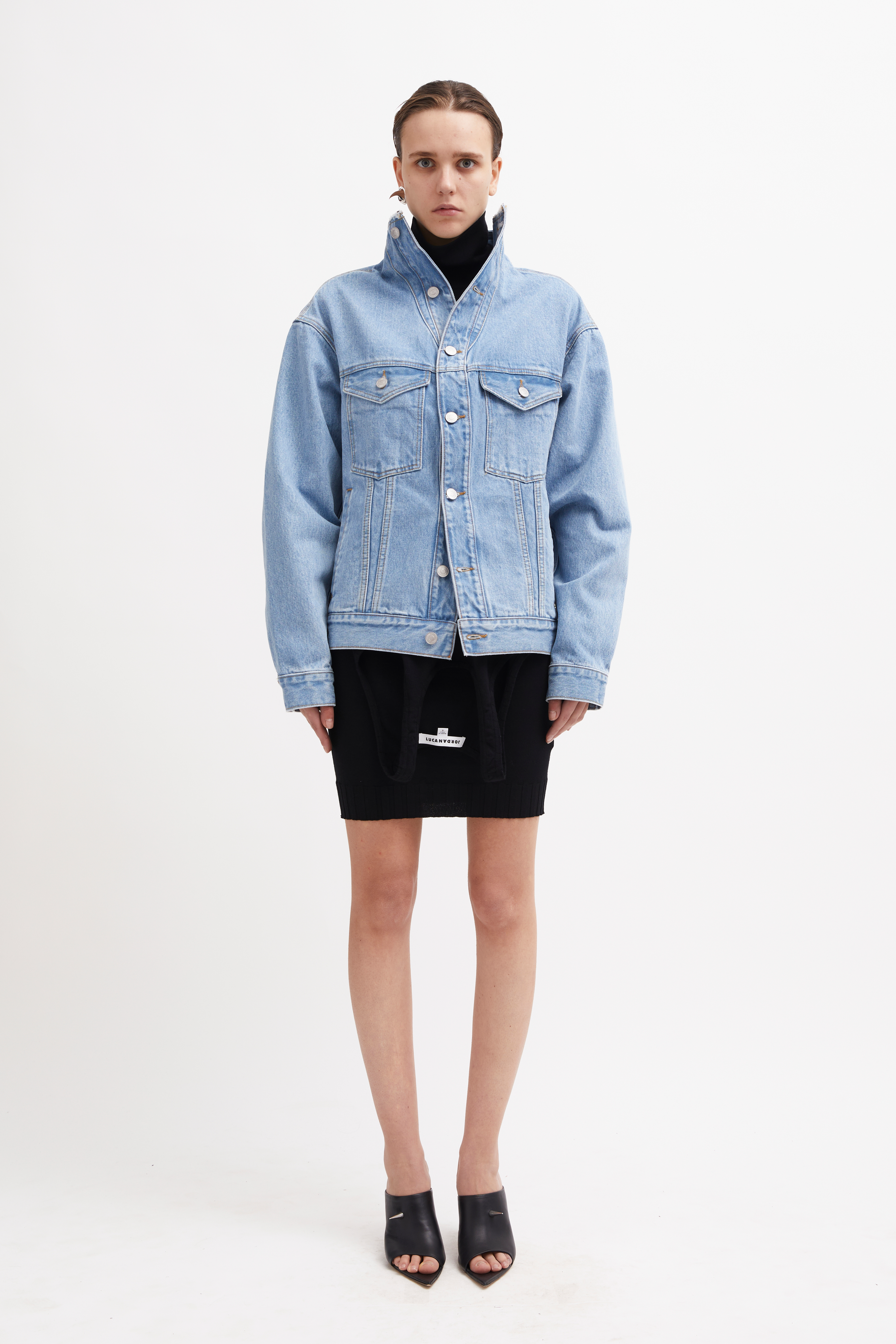 Liquidity jacket light indigo sw