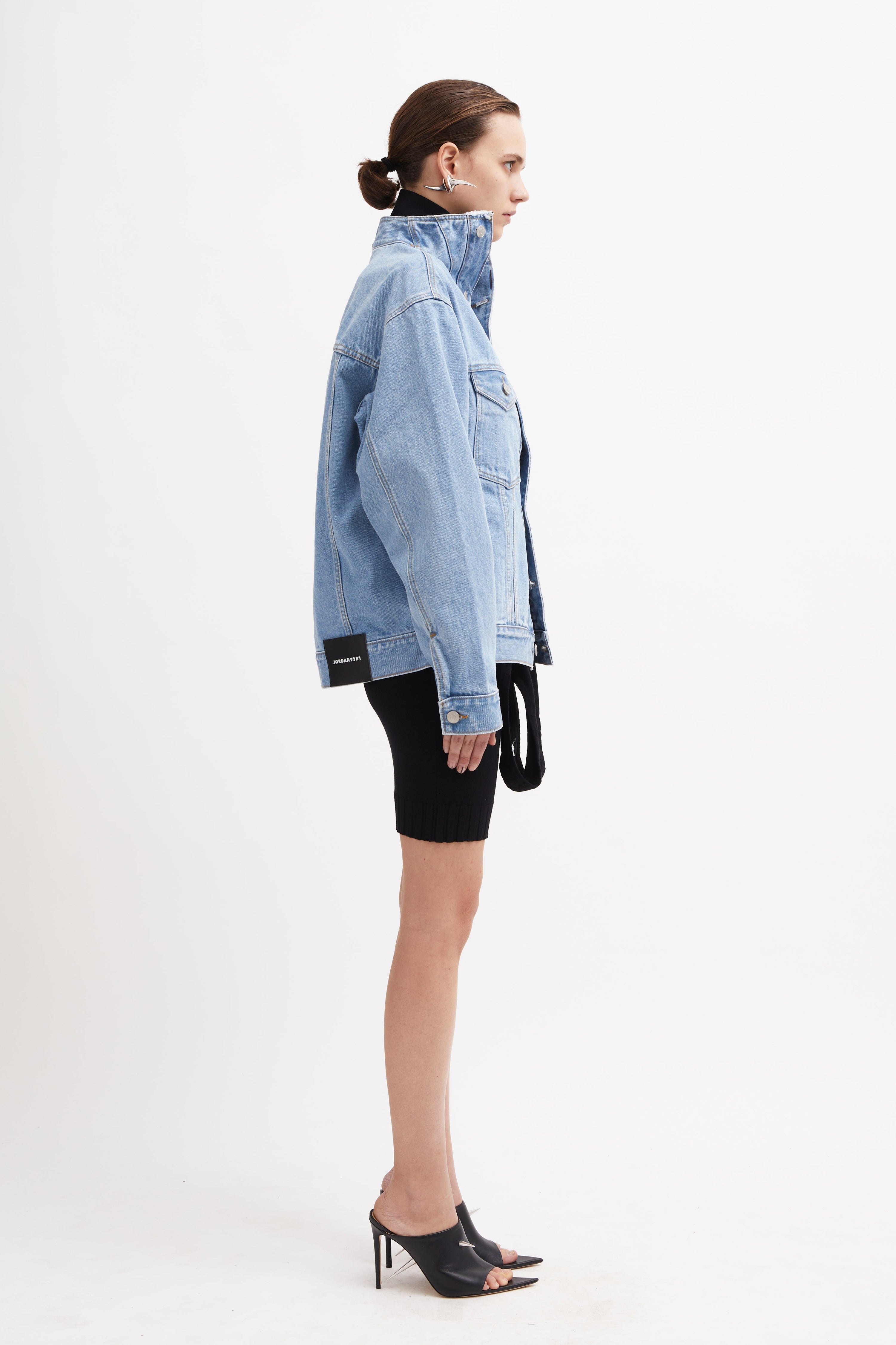 Liquidity jacket light indigo sw