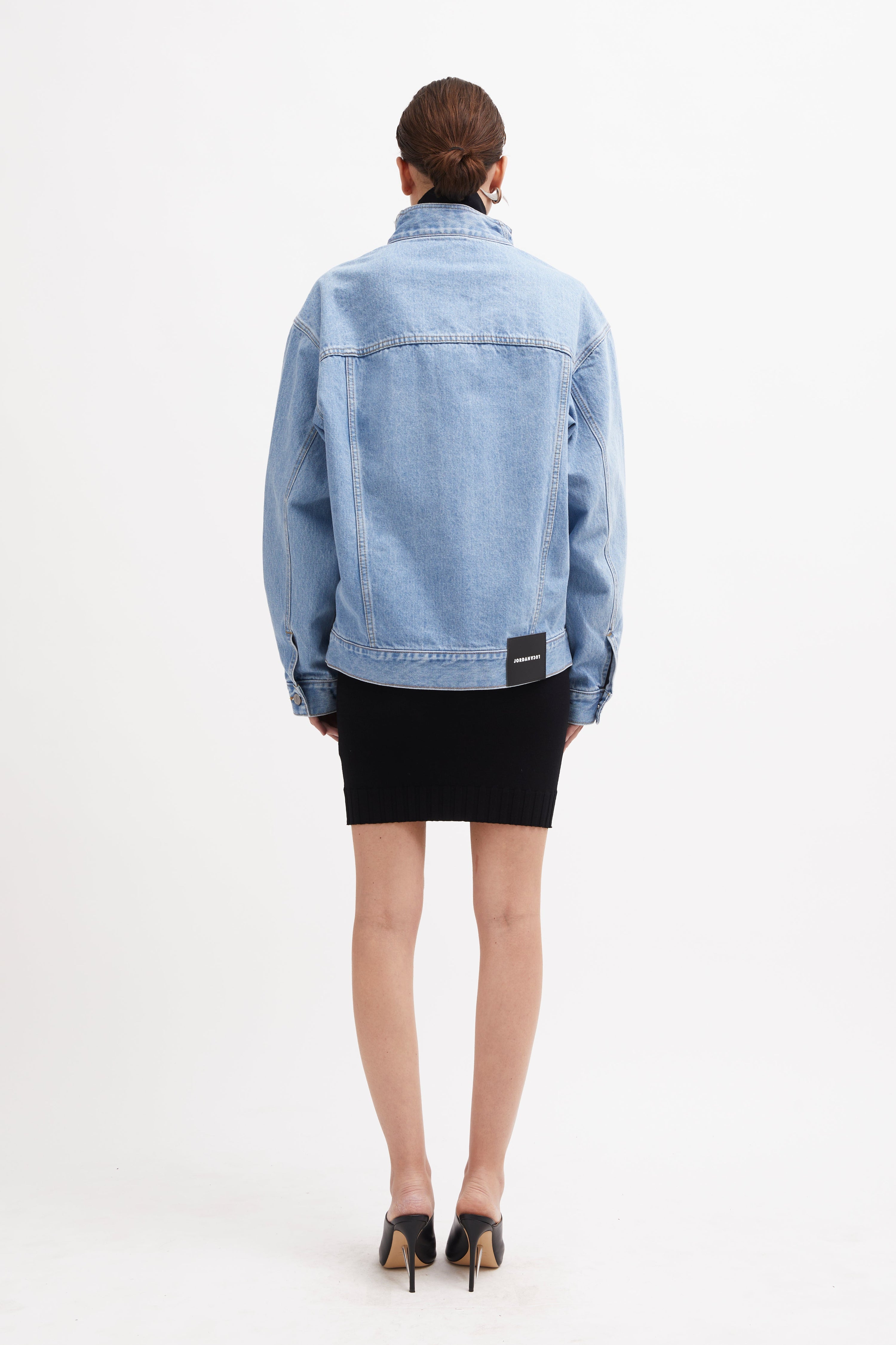 Liquidity jacket light indigo sw