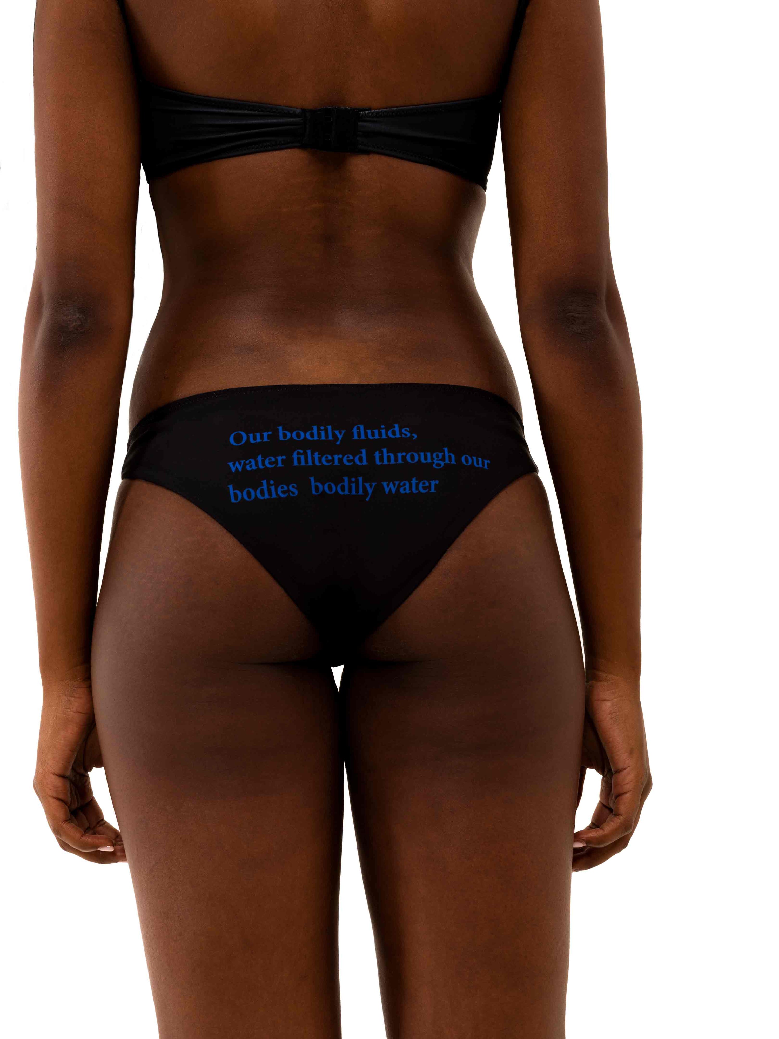 Wet script bikini set