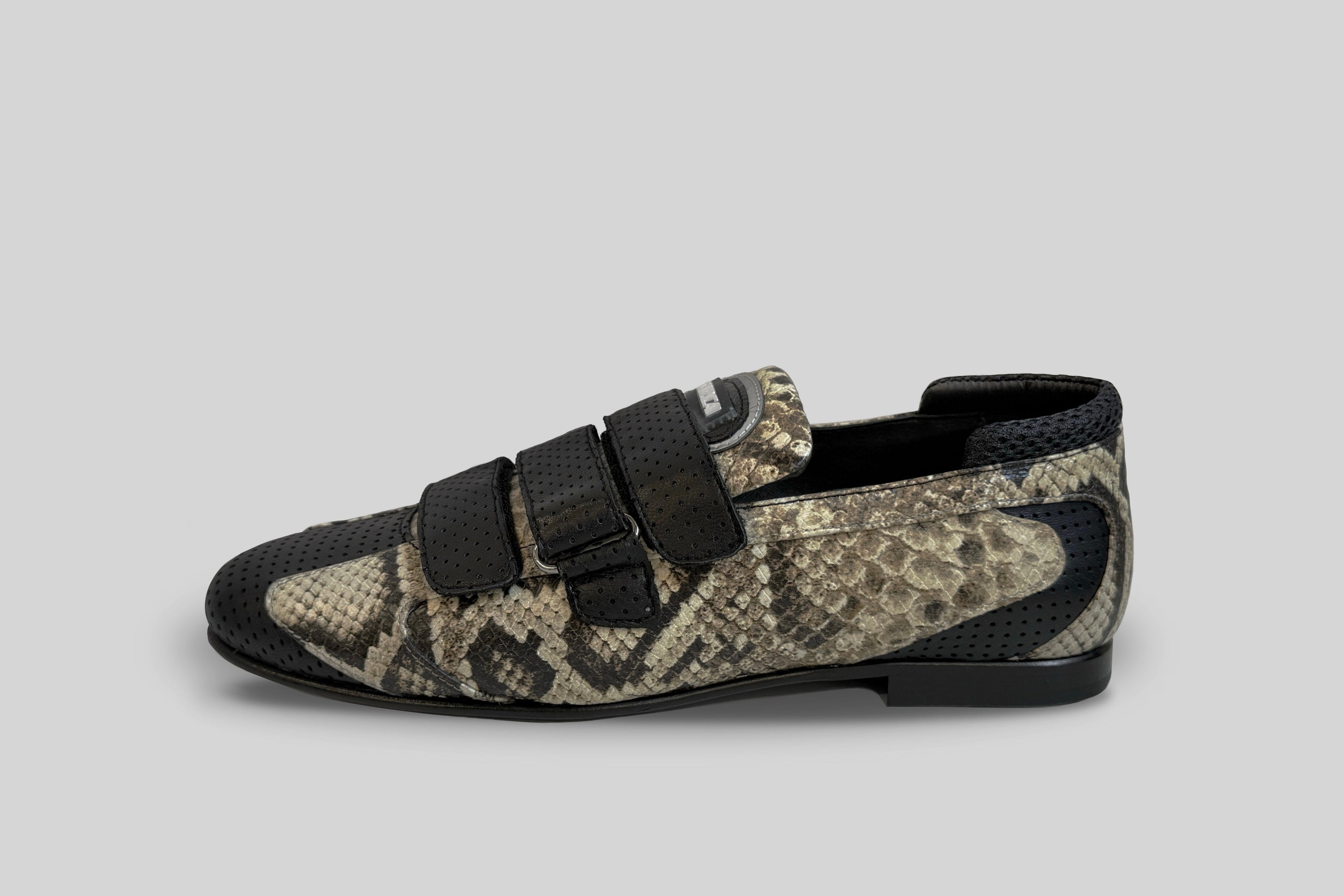 '1 loafer trainer snake print unisex.