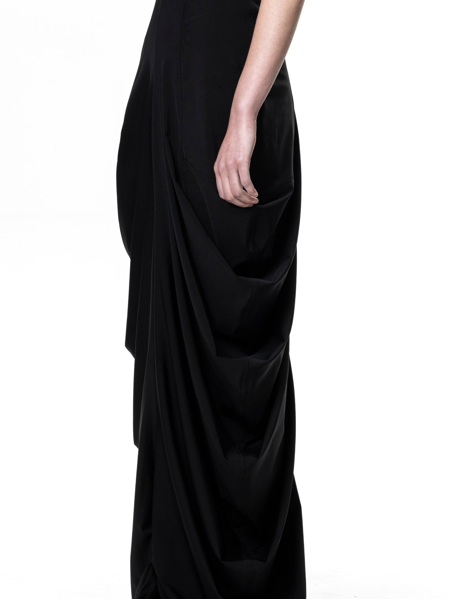 Deflated jersey dress