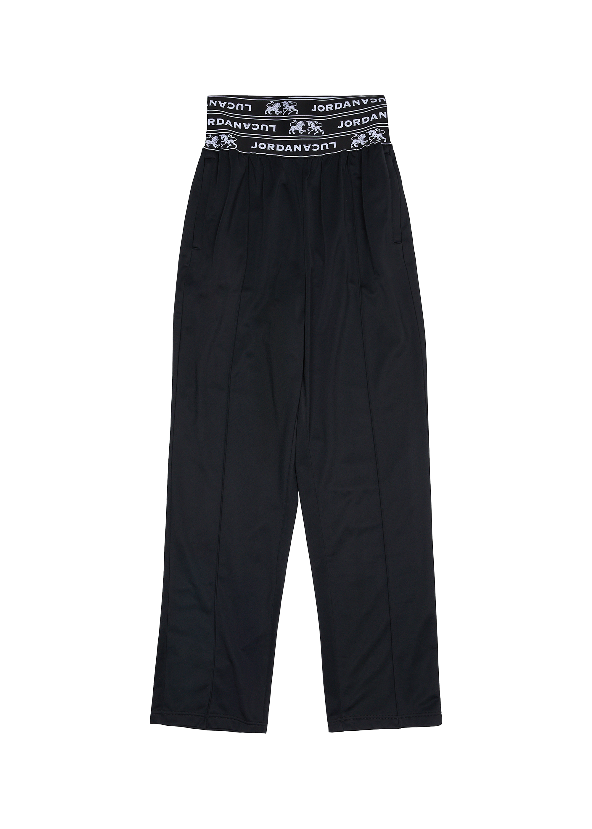 Triple waist joggers black