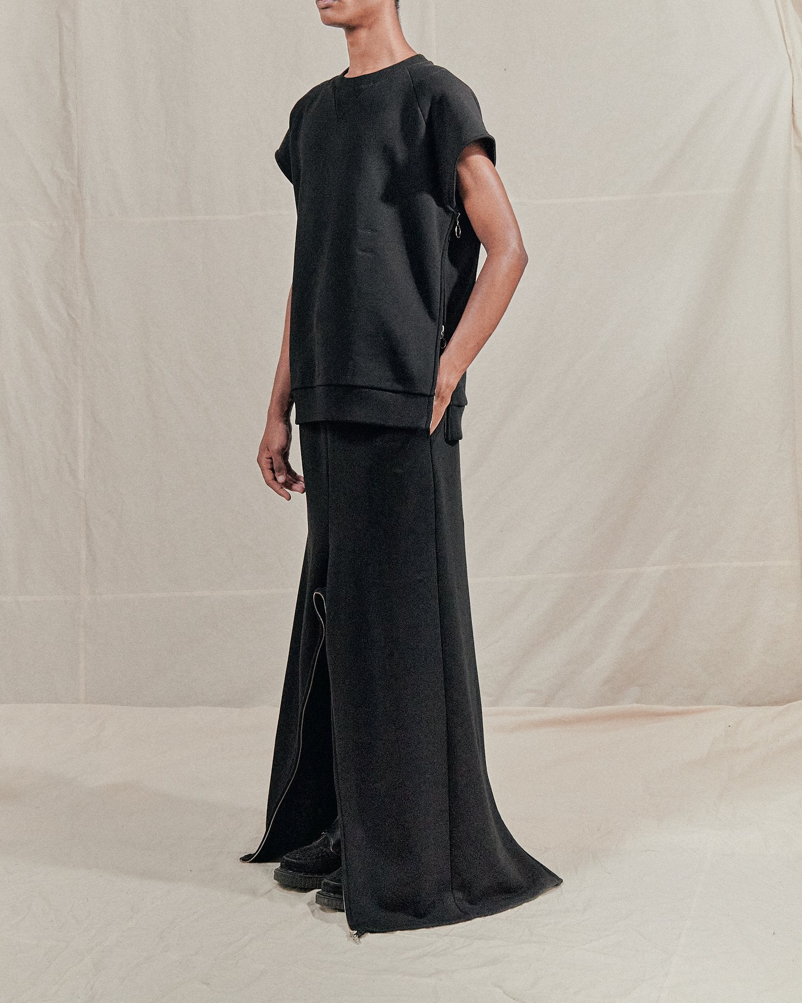 Setchu wide sweatpants - cotton