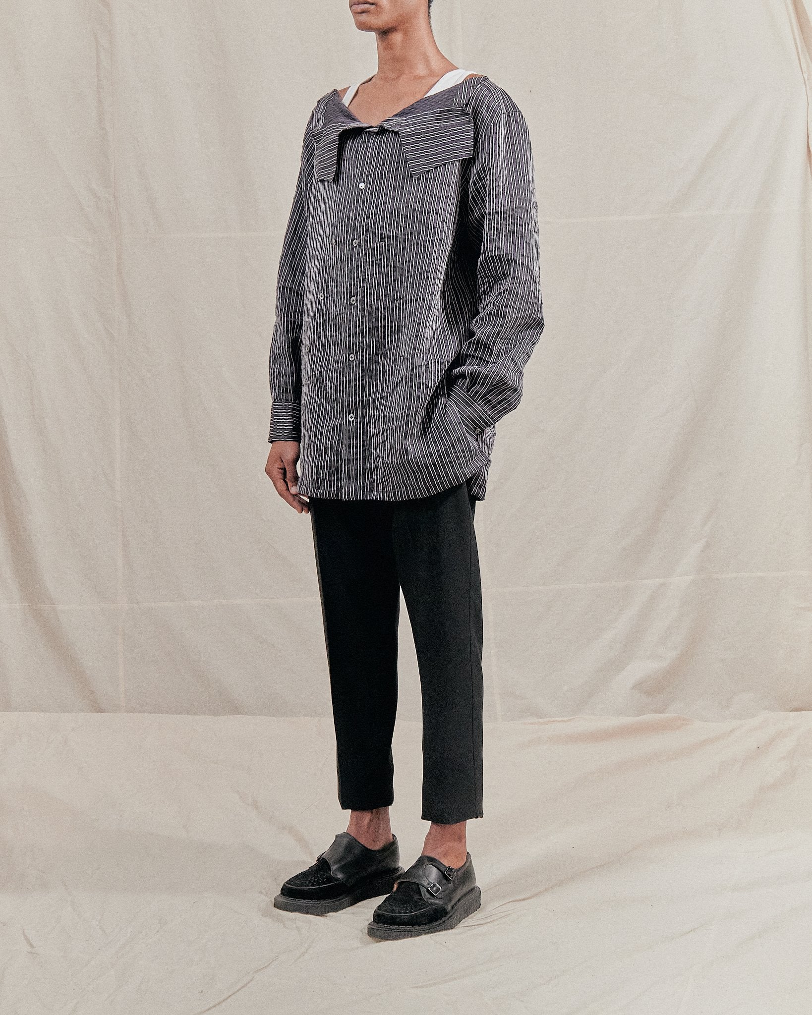 Hook & eye shirt - stripe