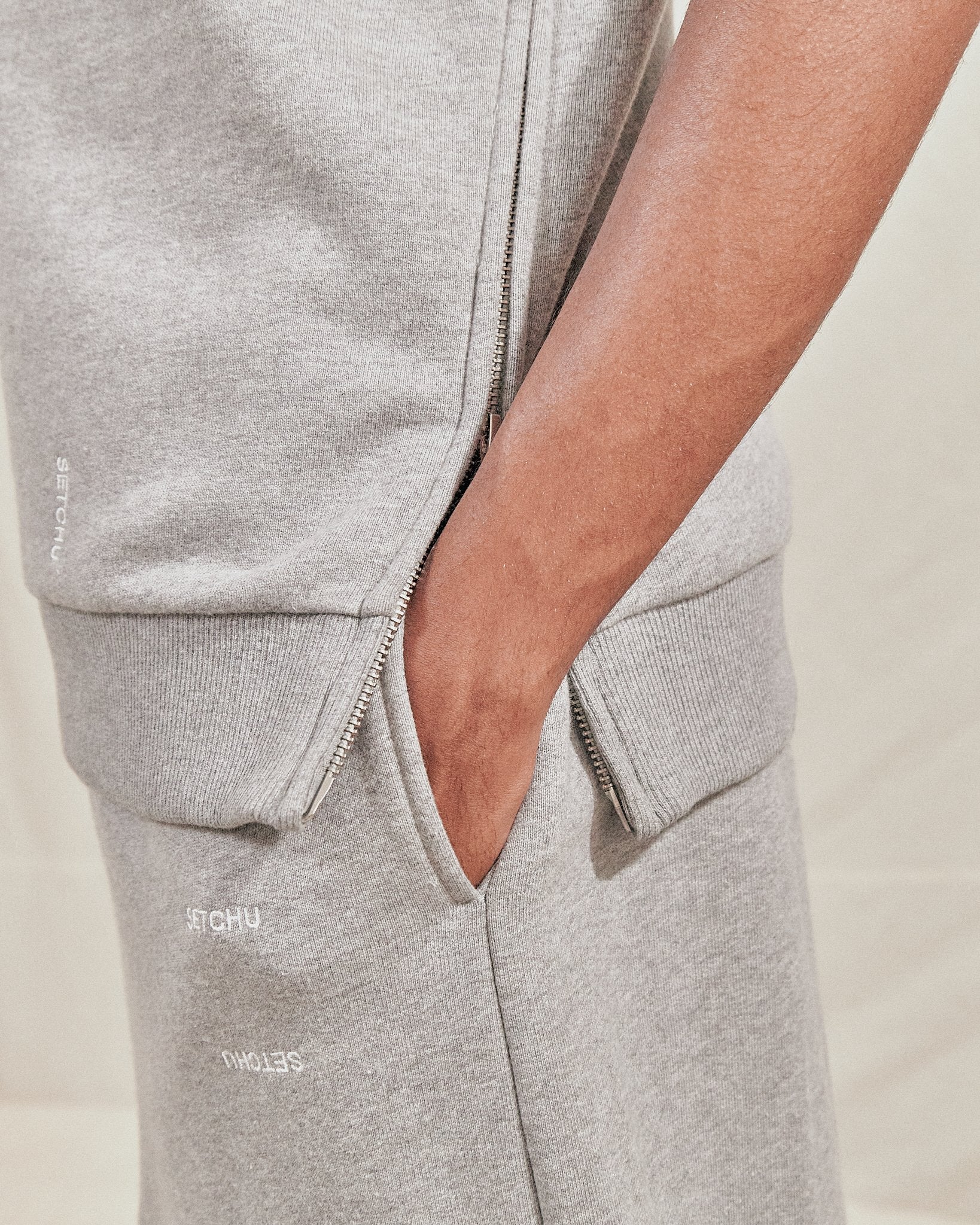 Setchu wide sweatpants - cotton