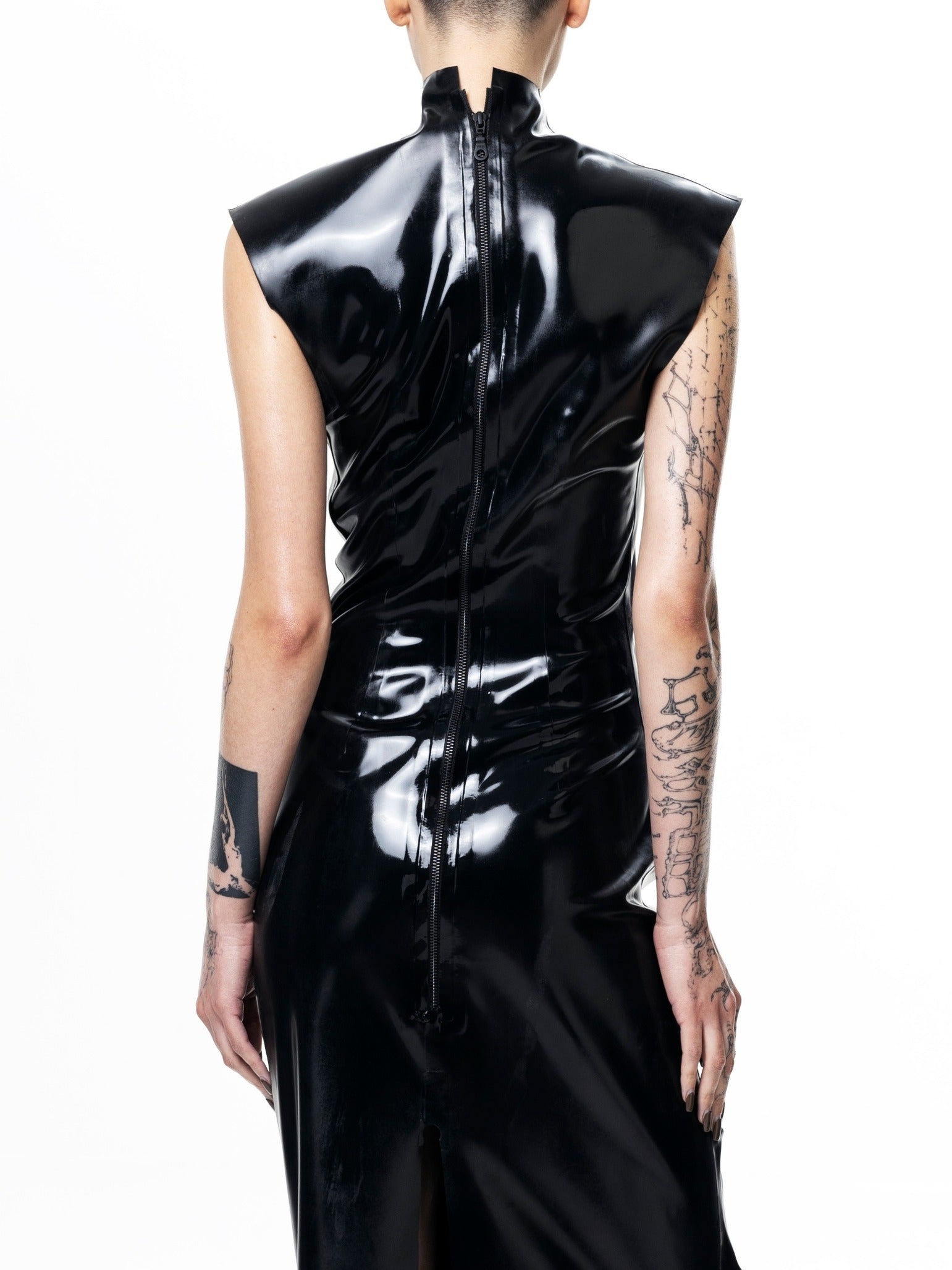 Black shrimp dress