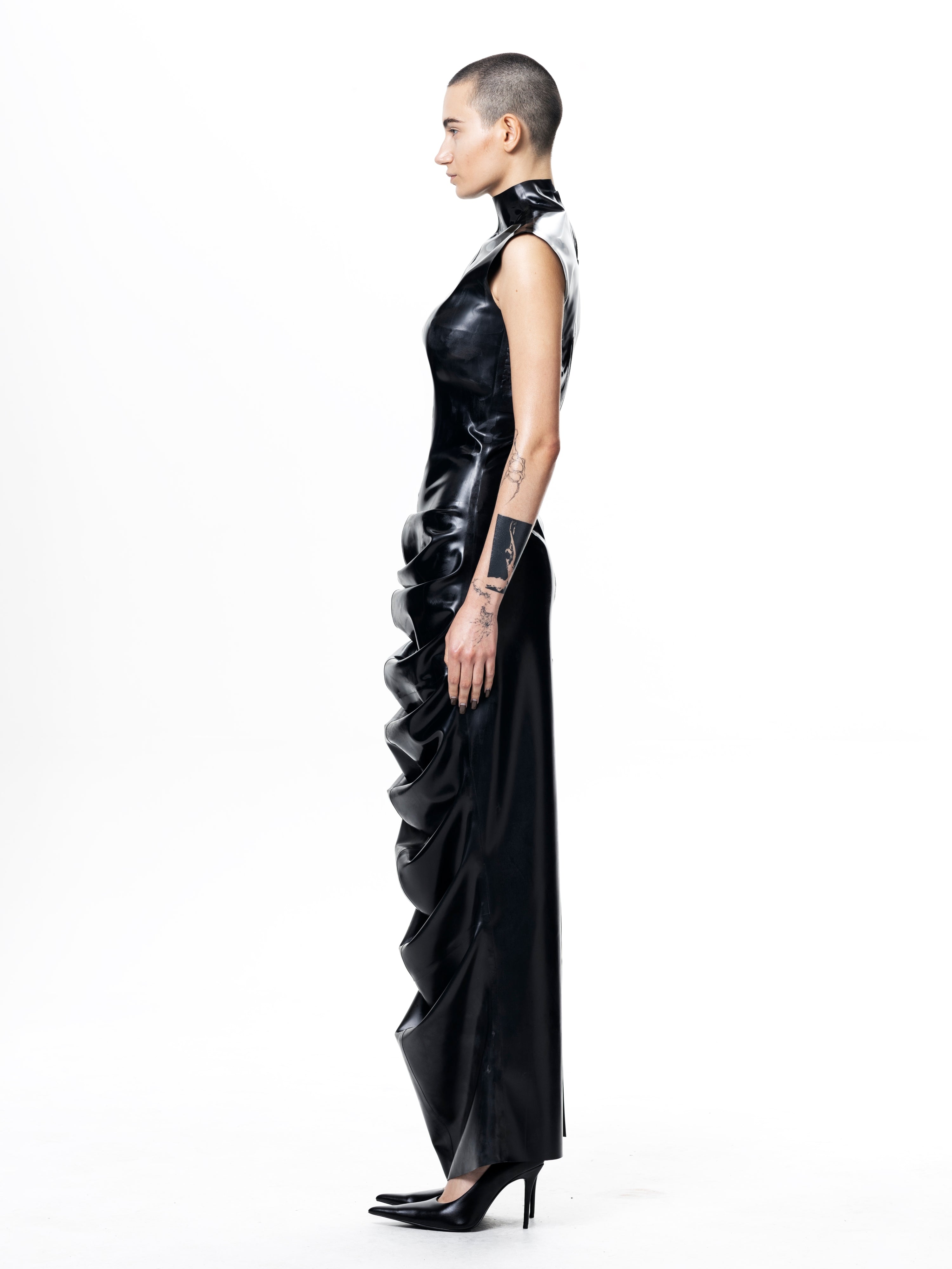 Black shrimp dress
