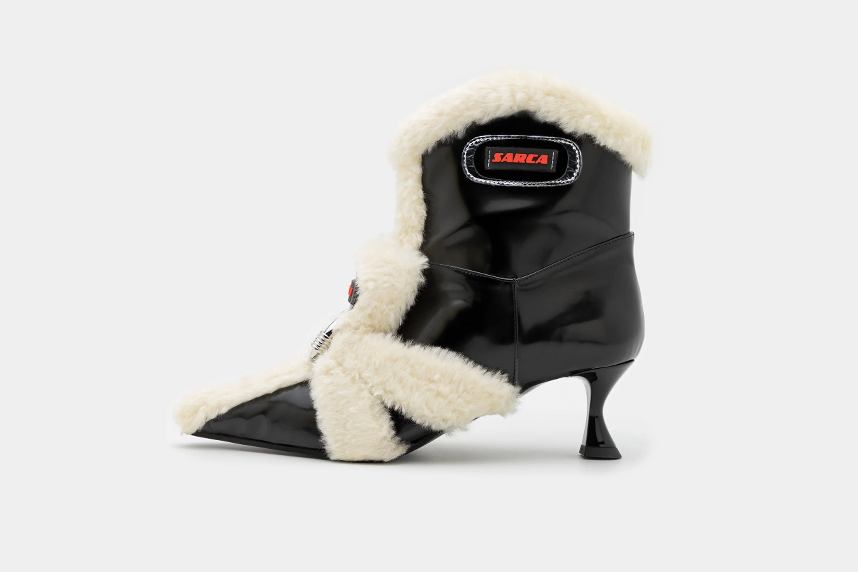 Teddy' black ankle boot